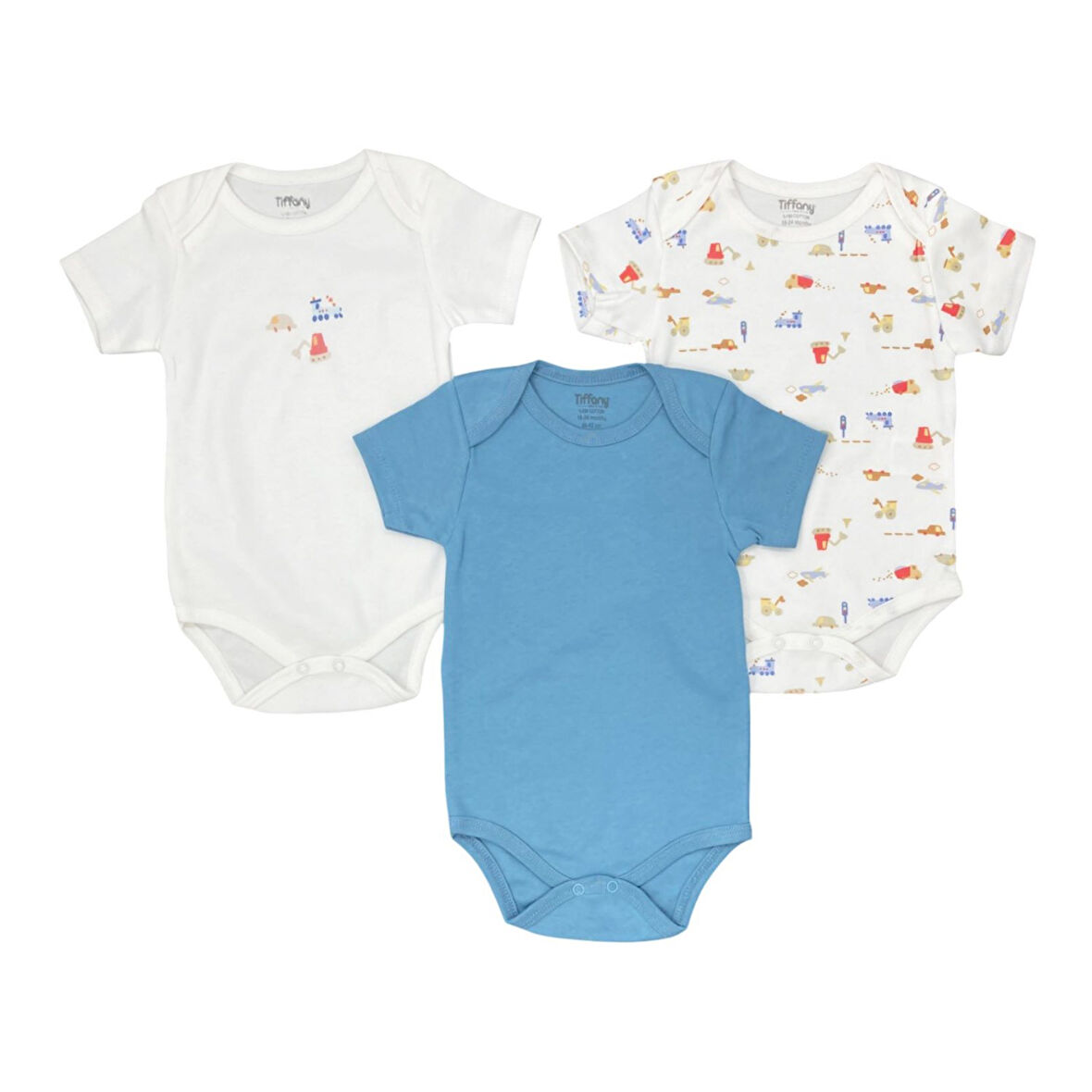 Tiffany Baby Traffic Rider Theme 3'lü Yarım Kol Body 50008