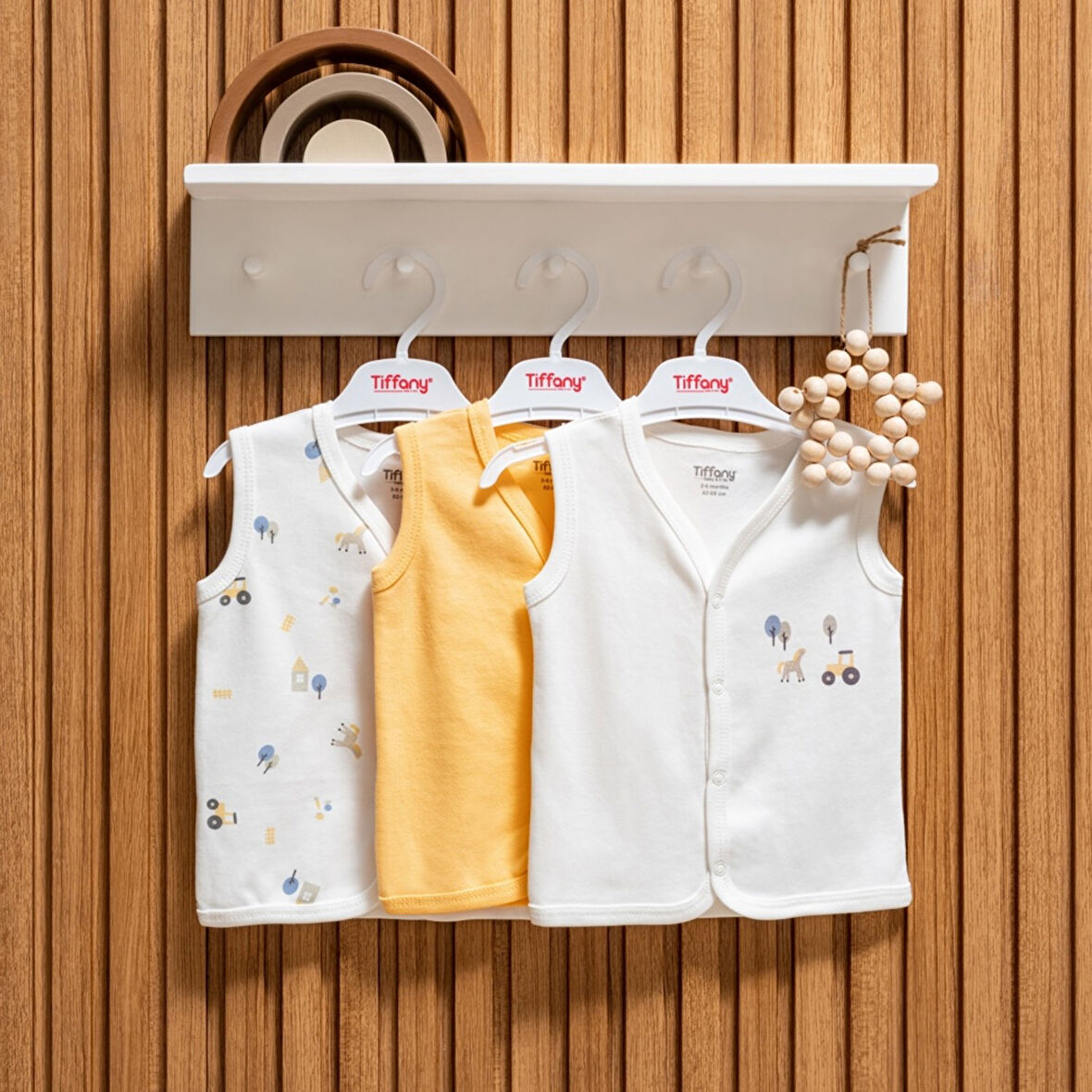 Tiffany Baby Tractor Theme 3'lü Yelek 49005