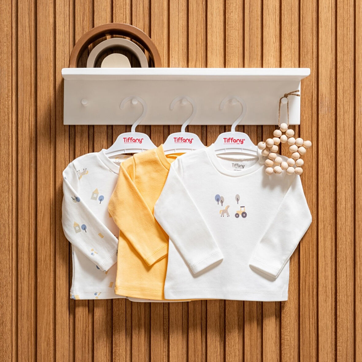 Tiffany Baby Tractor Theme 3'lü Sweat 49096