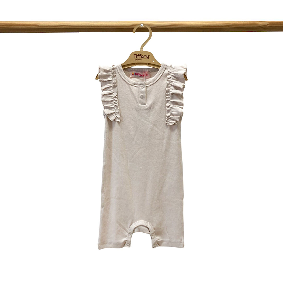 Tiffany Baby Organik Theme Fırfırlı Düğmeli Modal