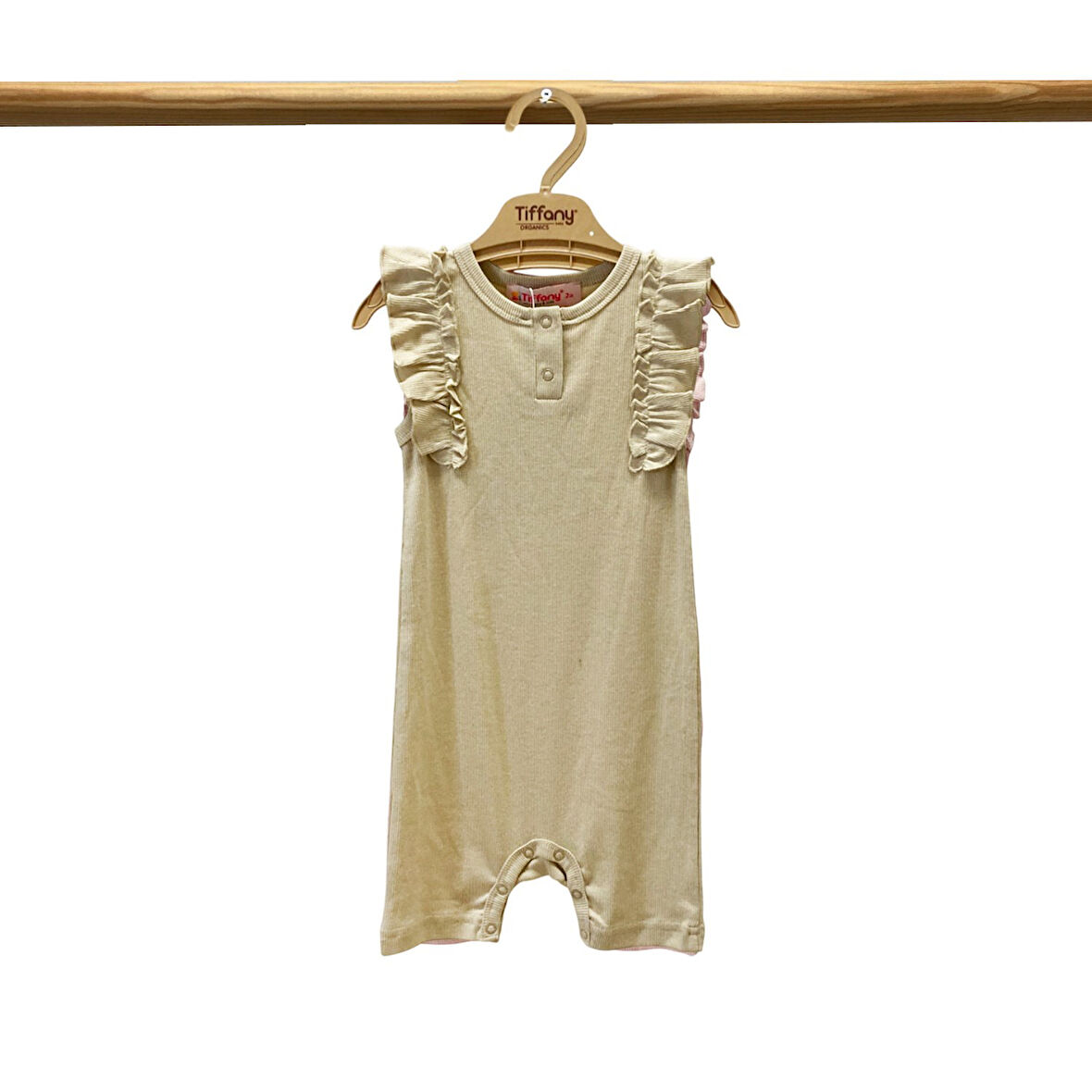 Tiffany Baby Organik Theme Fırfırlı Düğmeli Modal