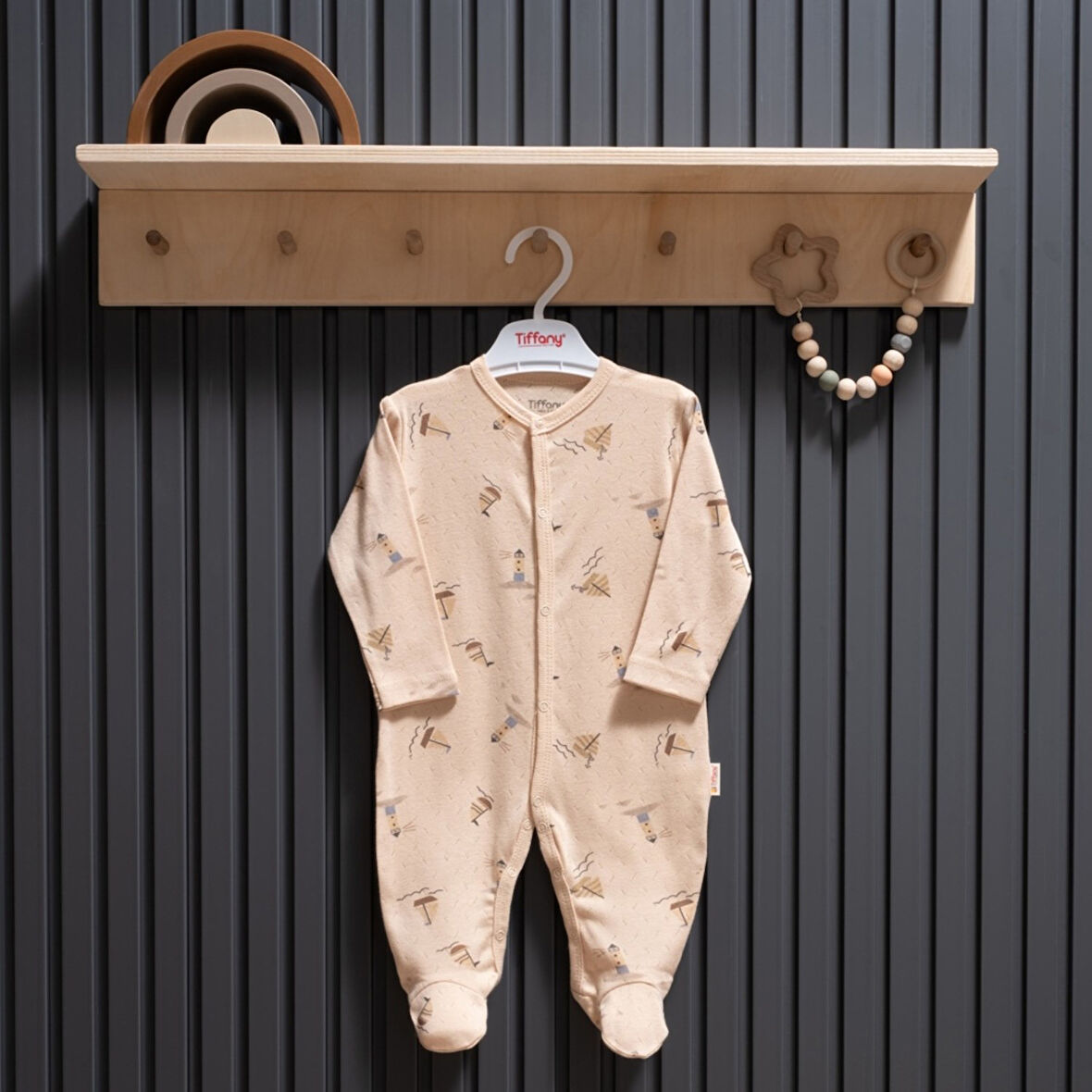 Tiffany Baby Boat Jakarlı Theme Patikli Tulum 43040