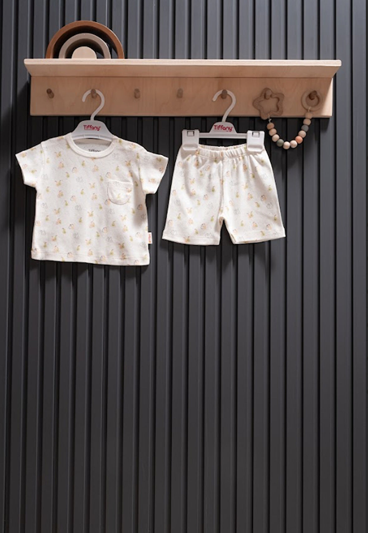 Tiffany 2li Takım Şortlu Pear Jakarlı Theme 