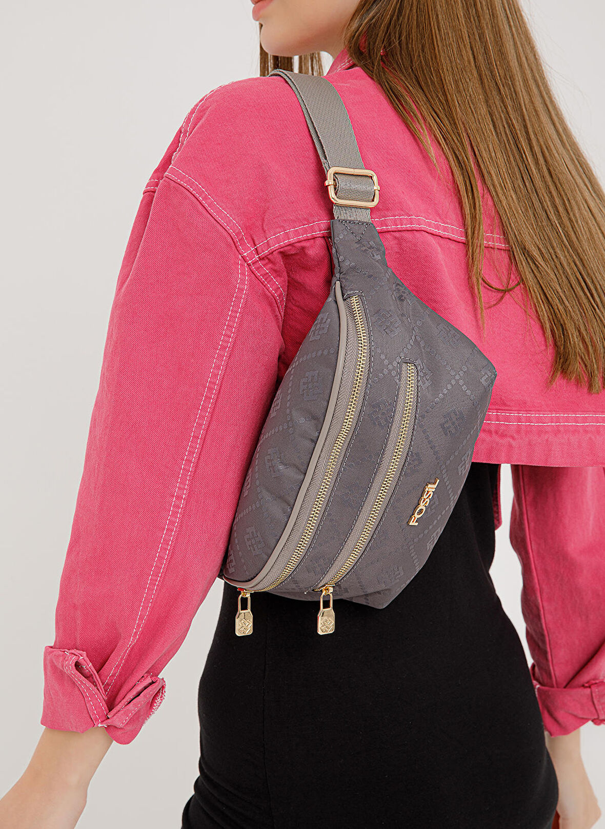 Fossil 34x17x11 Gri Kadın Bel Çantası 05FS23Y449