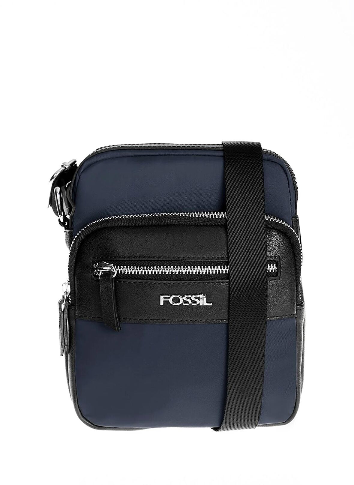 Fossil Lacivert 22x19x6 cm Erkek Çapraz Çanta 01FS2053