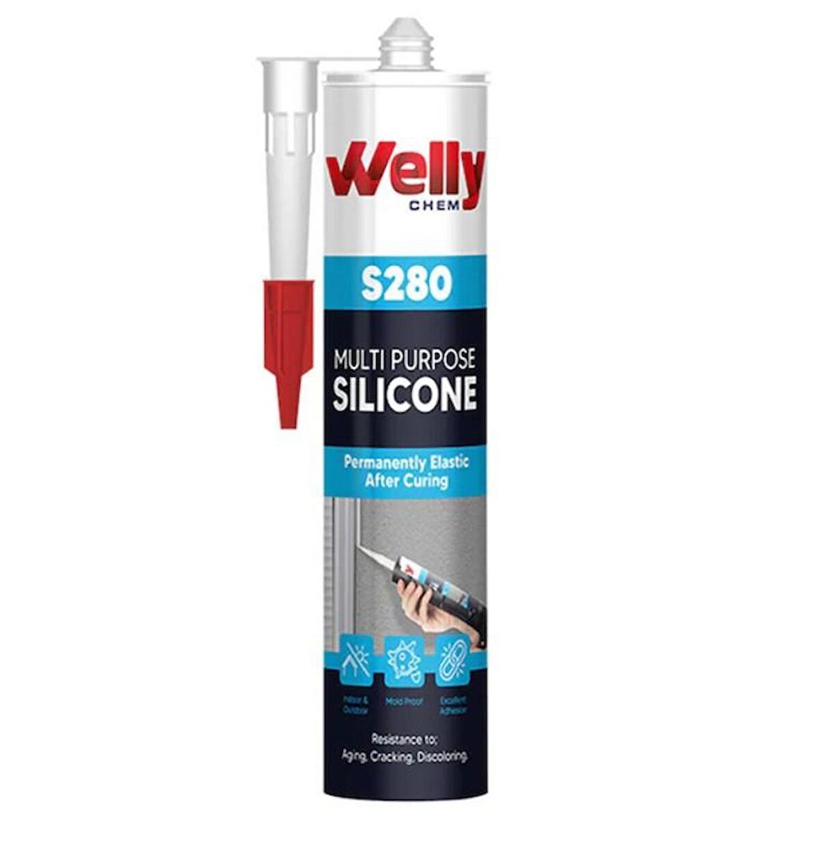 Welly Beyaz Silikon 280 gr