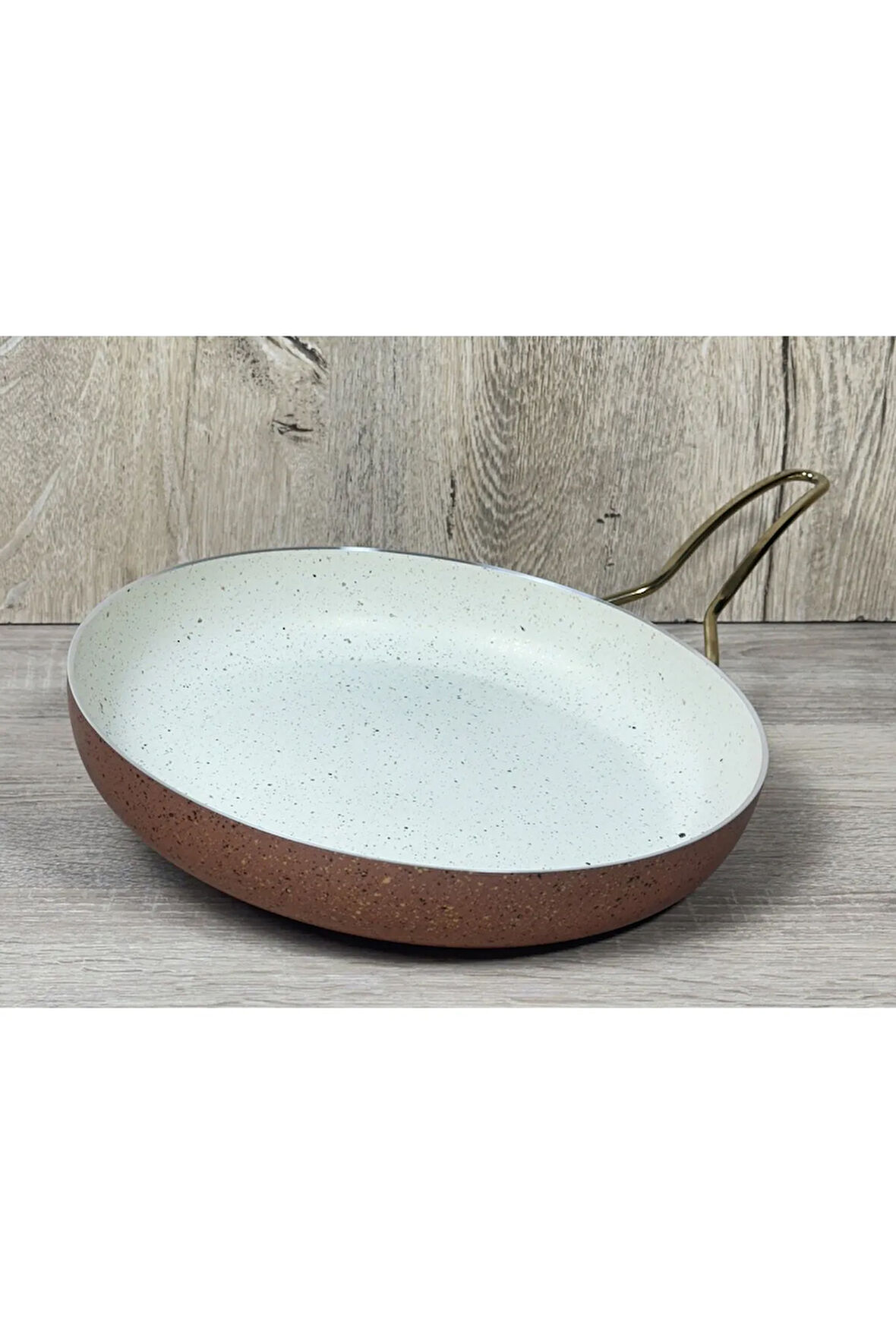 Morelli Türkan Plus 26 cm Granit Tava Çömlek Kırmızı