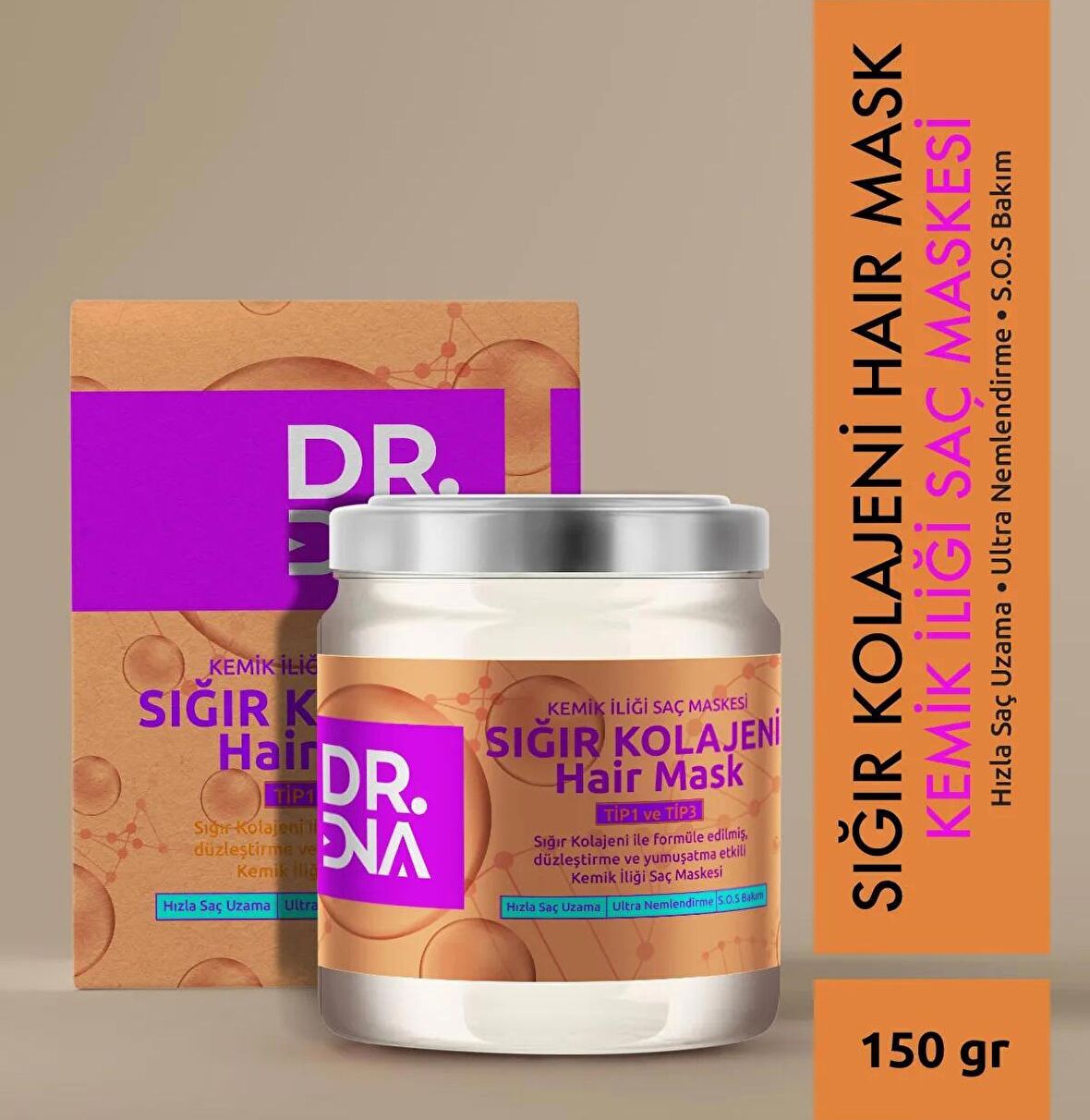 DR DNA KEMİK İLİĞİ SAÇ MASKESİ & SIĞIR KOLAJENİ