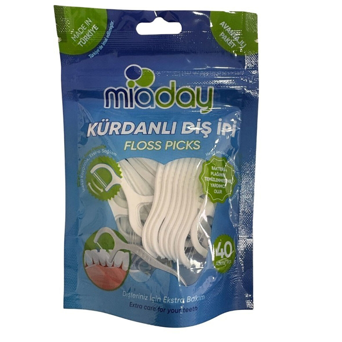 Miaday Kürdanlı Diş İpi 40'lı