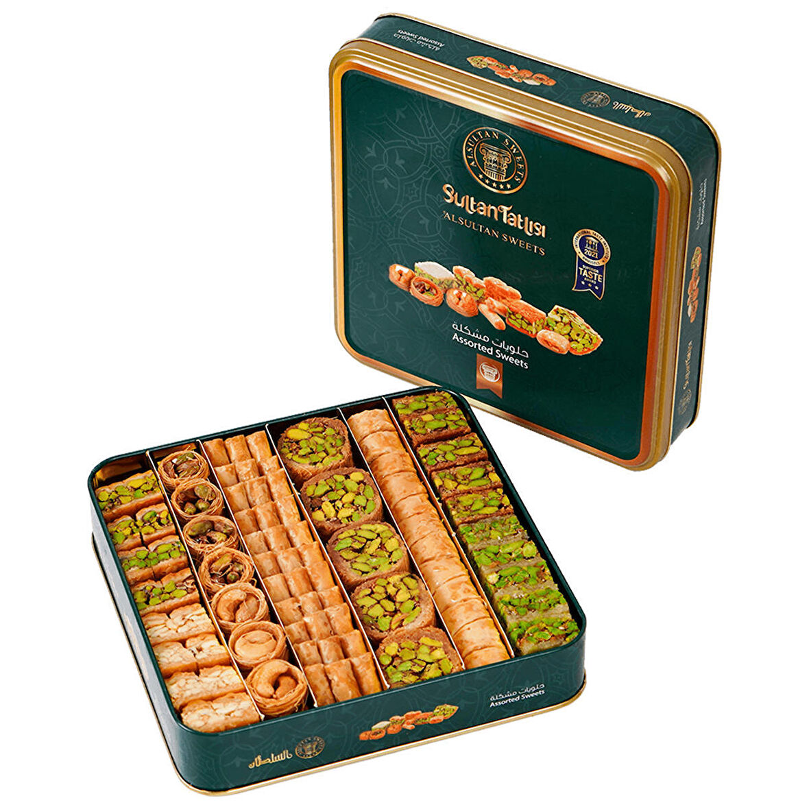 Karışık Baklava - Metal Kutuda 6lı Lezzet Koleksiyonu 1000gr