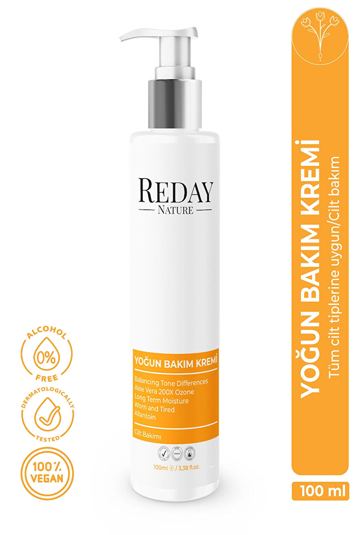 Re-care Yoğun Bakım Kremi 100 ml – Ozon ve Aloe Vera İçerikli Günlük Onarıcı Nemlendirici Krem