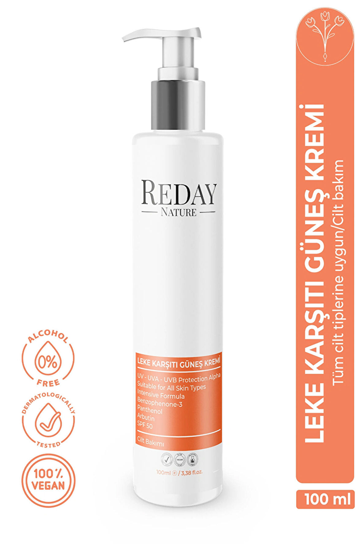 Leke Karşıtı Güneş Kremi 100 ml - Spf 50 Koruma Ve Renk Eşitleyici Güneş Bakımı