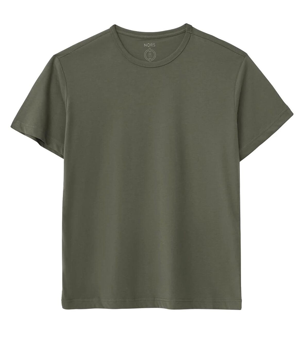 Regular Bisiklet Yaka Tshirt - Haki