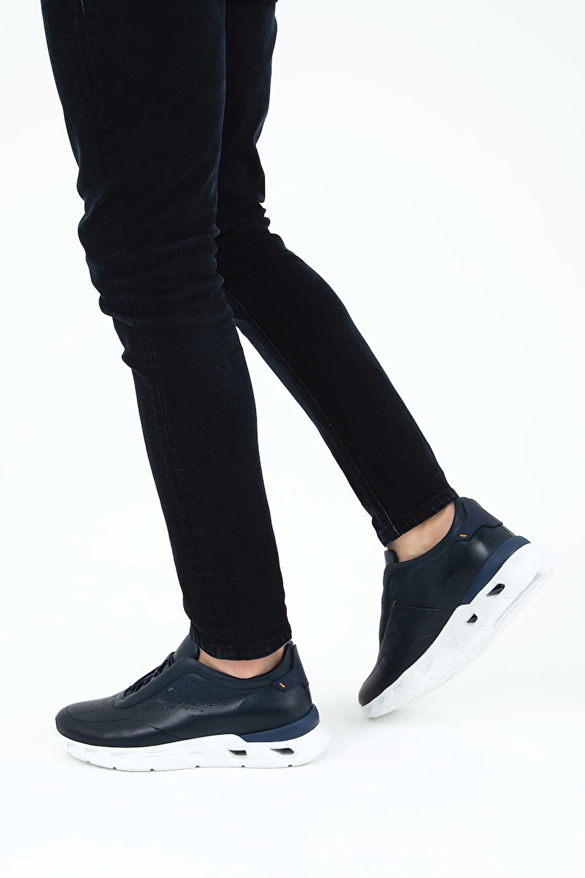 Tamer Tanca Erkek Hakiki Deri Lacivert Casual Ayakkabı 381 16435 ERK AYK SK22/23 LACIVERT