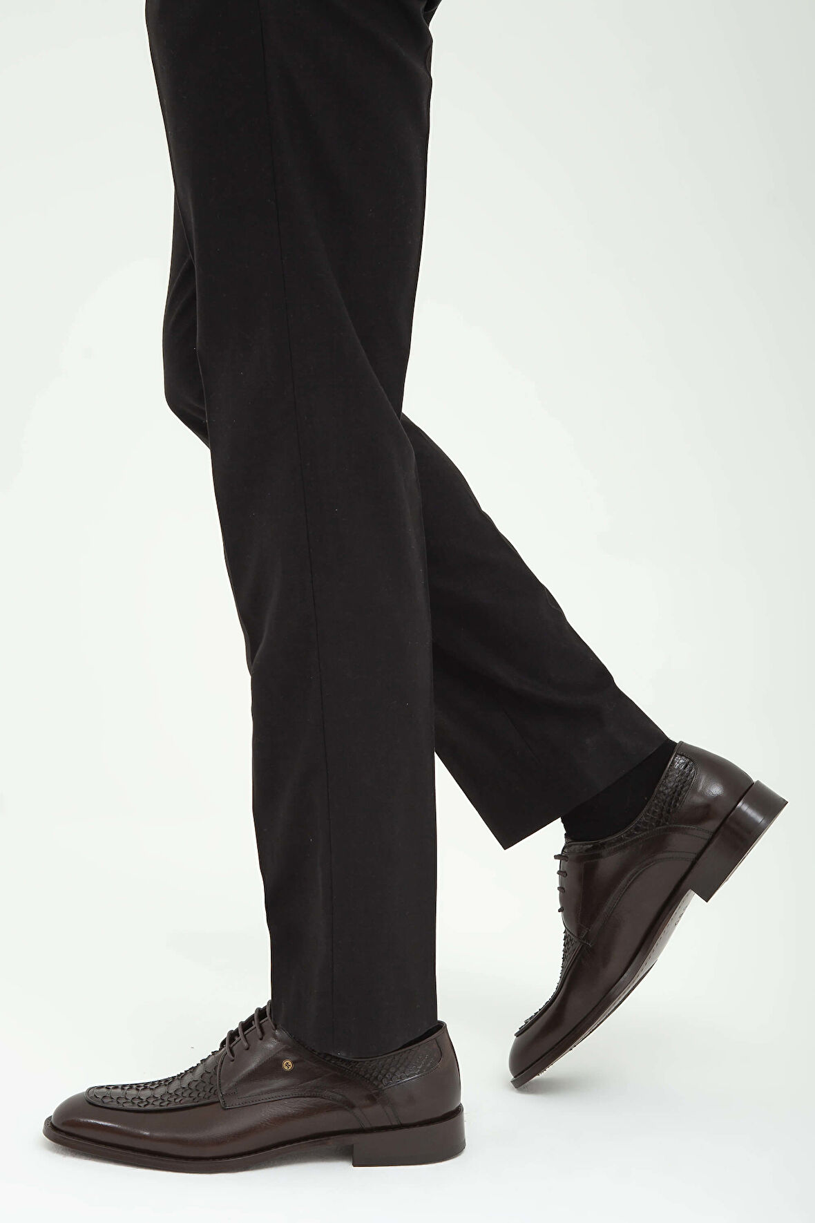 Tamer Tanca Erkek Hakiki Deri Kahverengi Klasik Ayakkabı 183 19504 ERK AYK SK22/23 KHV BFL/KHV PTN