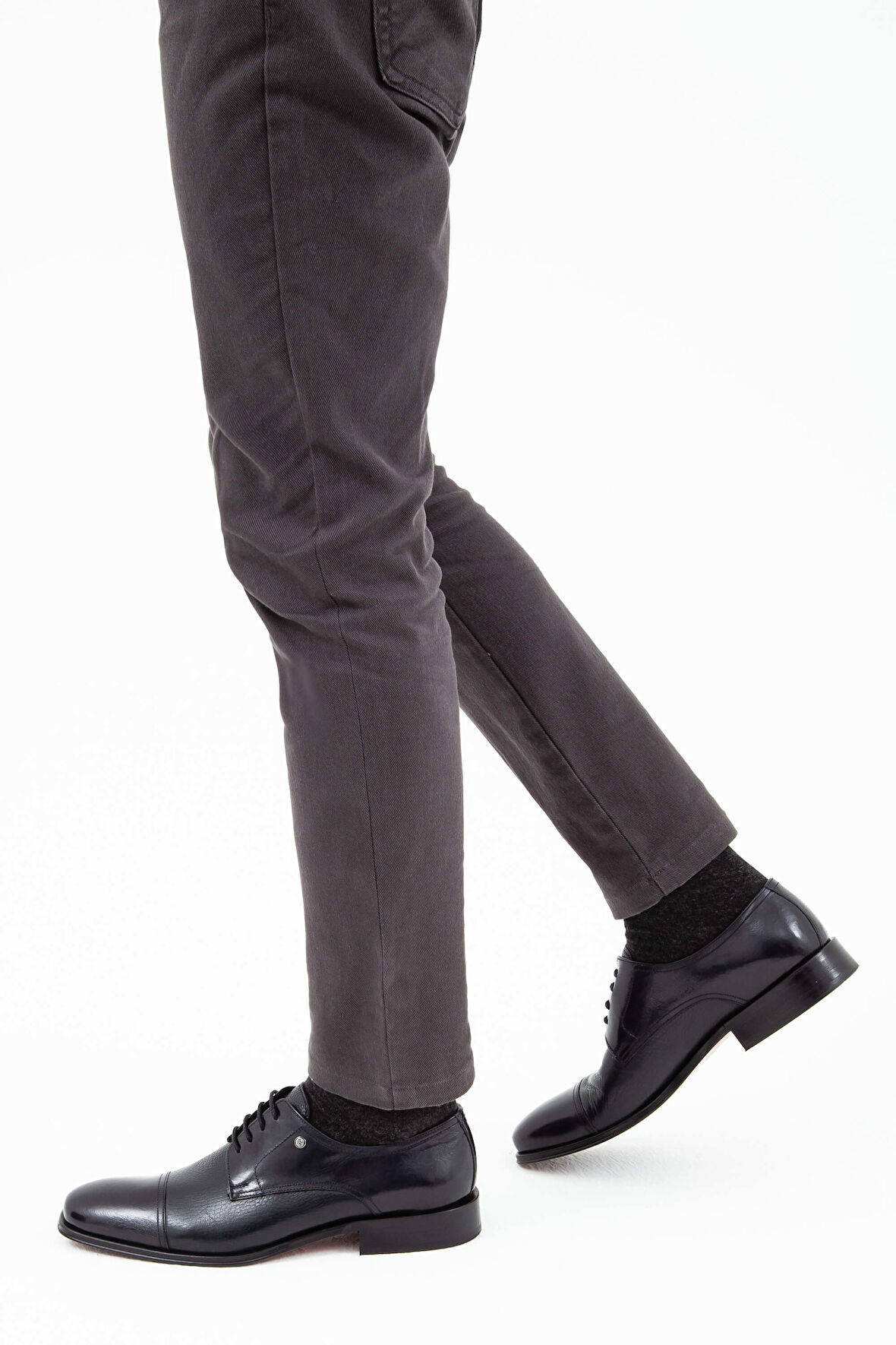 Tamer Tanca Erkek Hakiki Deri Lacivert Klasik Ayakkabı 848 7879 ERK AYK SK22/23 LACI BFL/LACI GYK