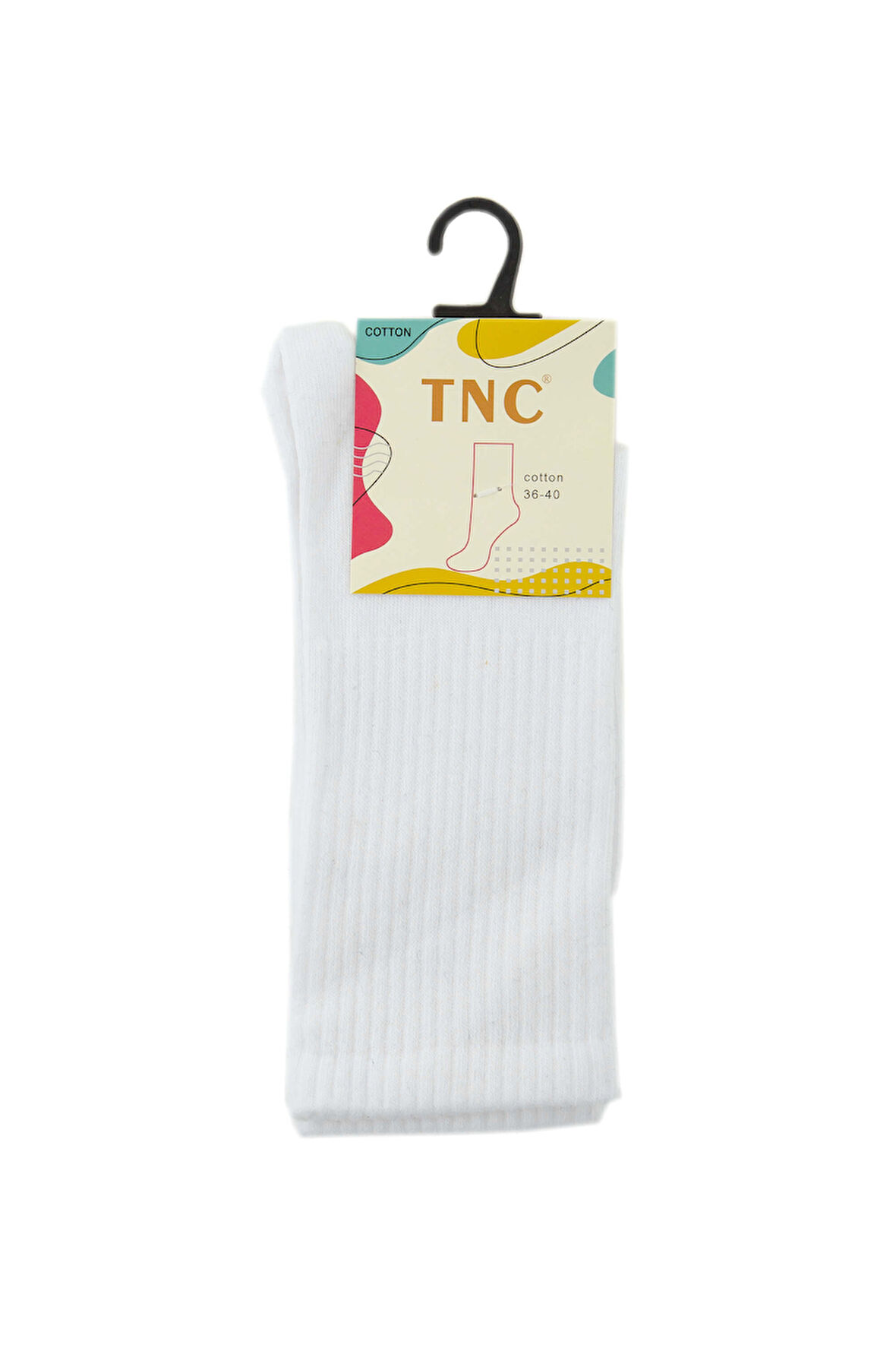 Tamer Tanca Kadın Koton Beyaz Spor Çorap 855 UZUN TENIS BN CRP 36/40 BEYAZ