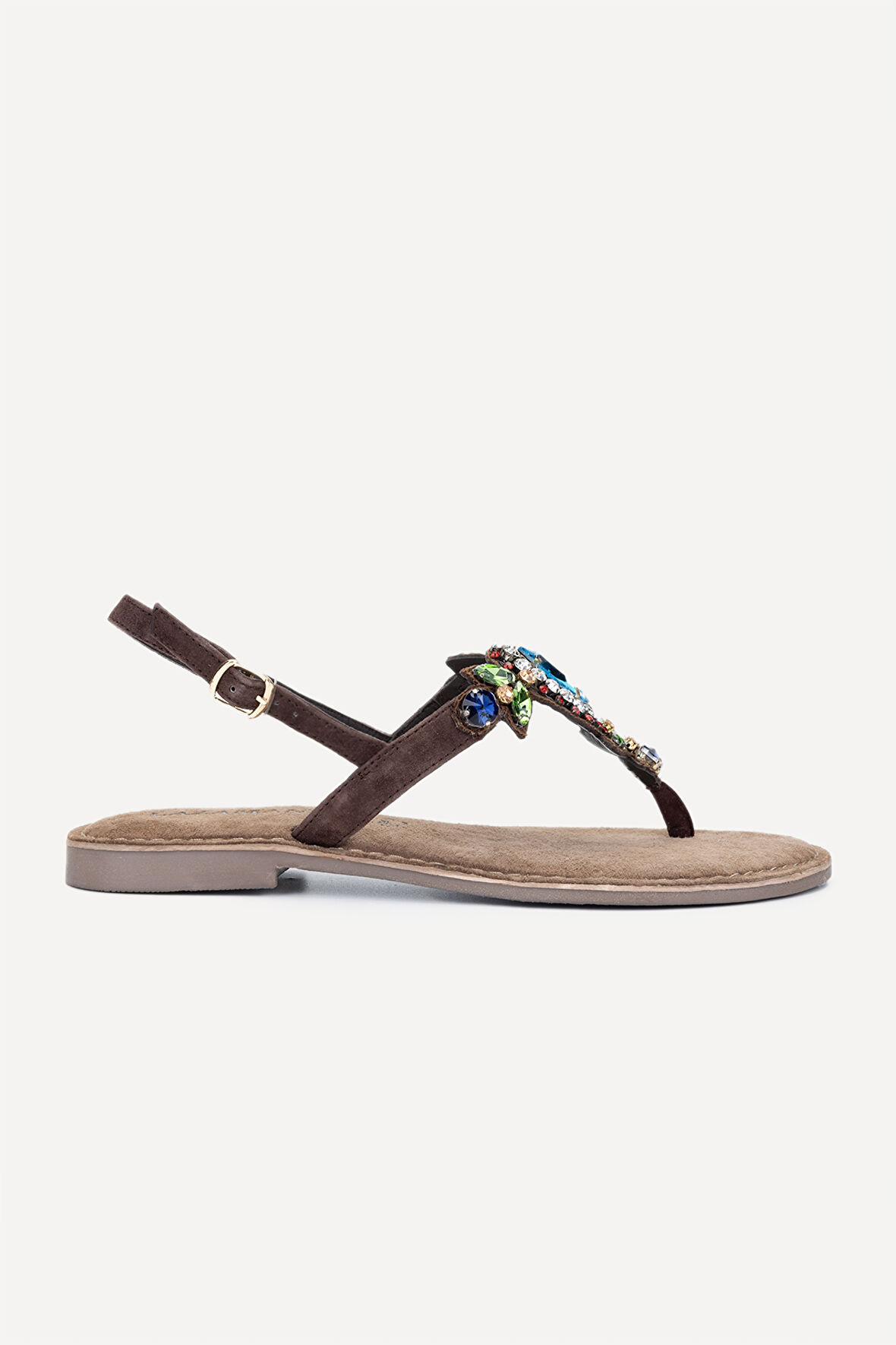 Valmenti Serila Kadın Kahverengi Deri Sandalet 461 75357 BN SNDLT Y23