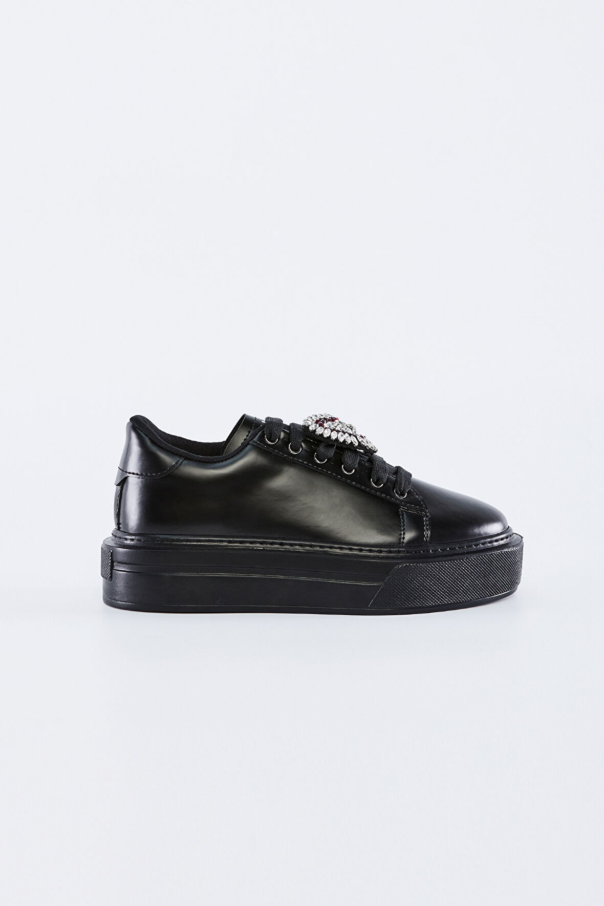 Valmenti Nicolina Kadın Siyah Vegan Sneakers & Spor Ayakkabı 804 9509 BN AYK Y23