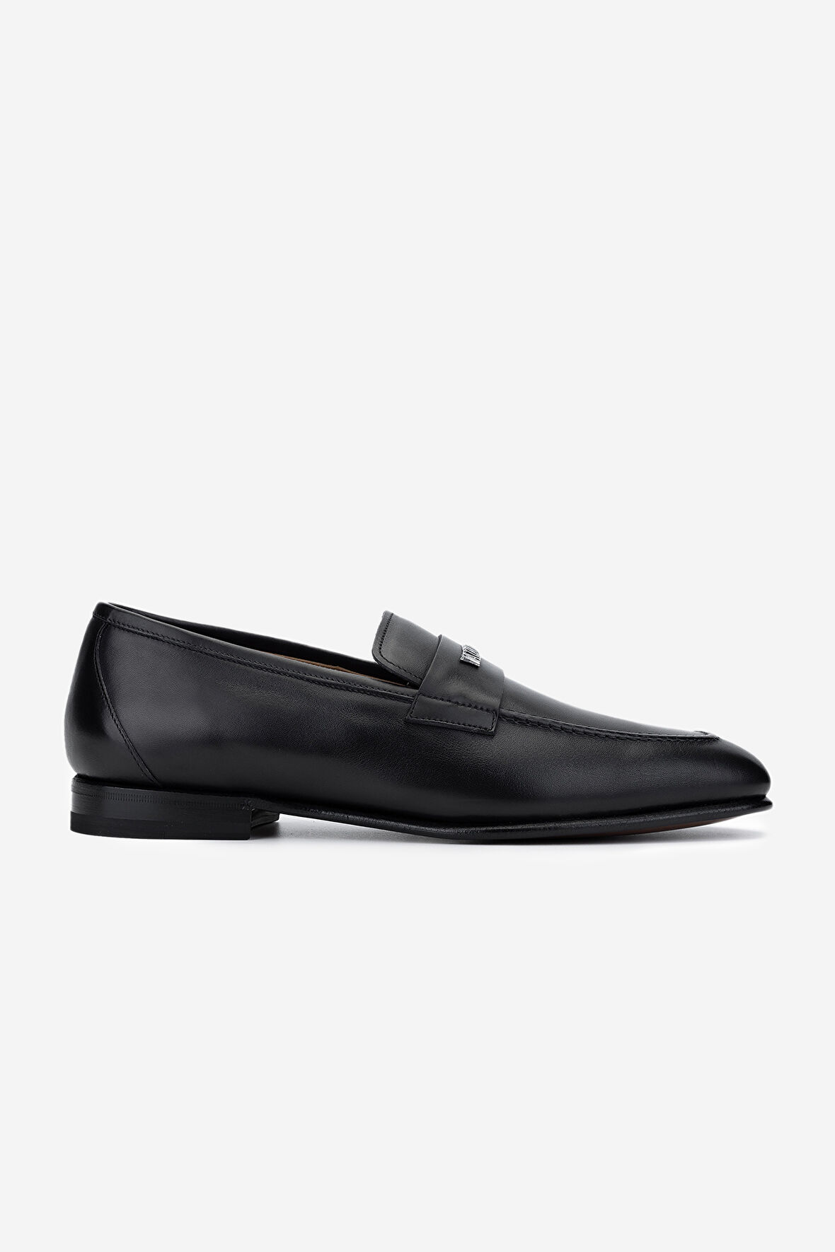 VALENTINO Erkek Hakiki Deri Siyah Loafer Ayakkabı 667 20171 ERK AYK Y23 BLACK LEATHER