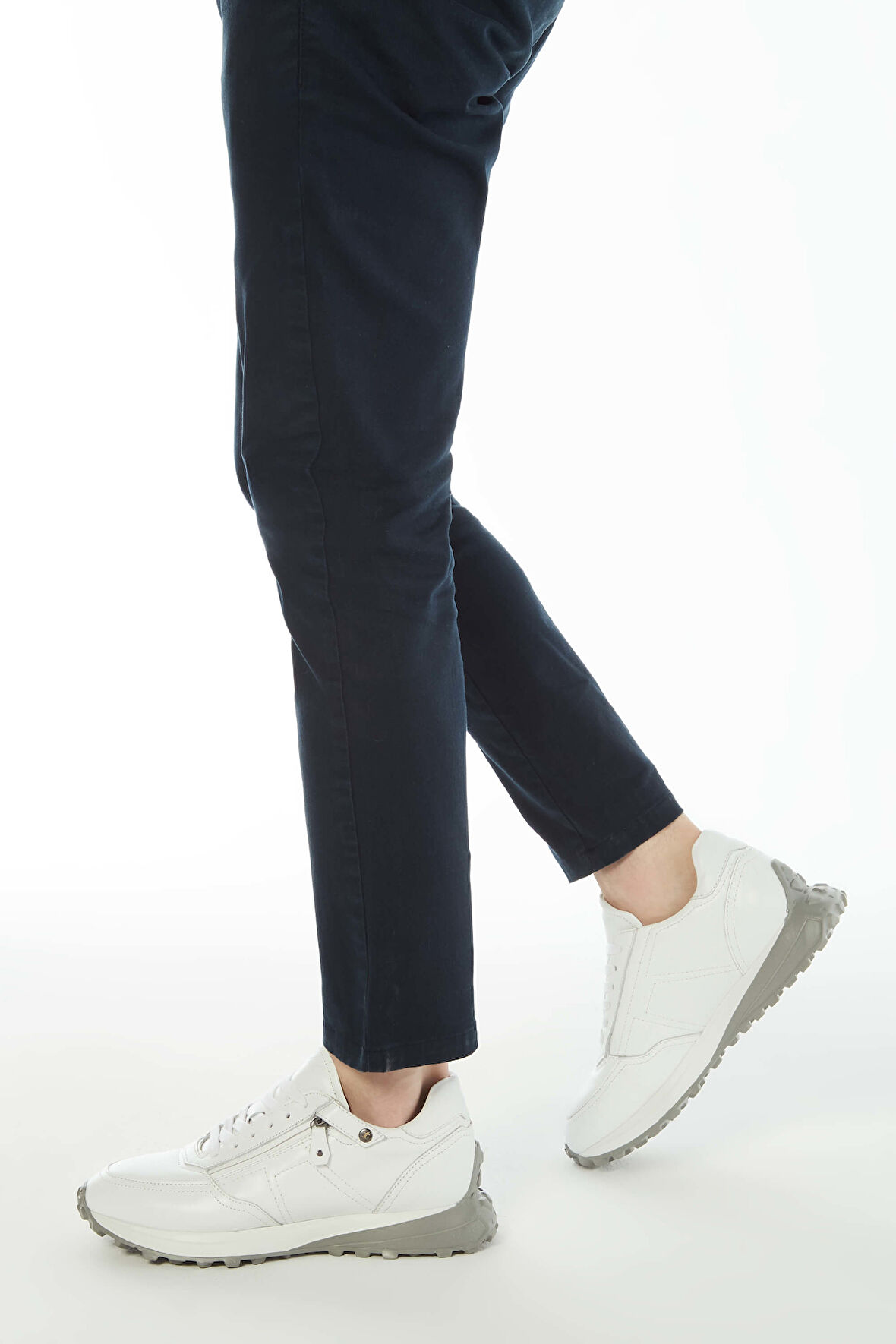 Tamer Tanca Erkek Hakiki Deri Beyaz Sneakers & Spor Ayakkabı 383 5454 ERK AYK Y23 BEYAZ DR/BEYAZ