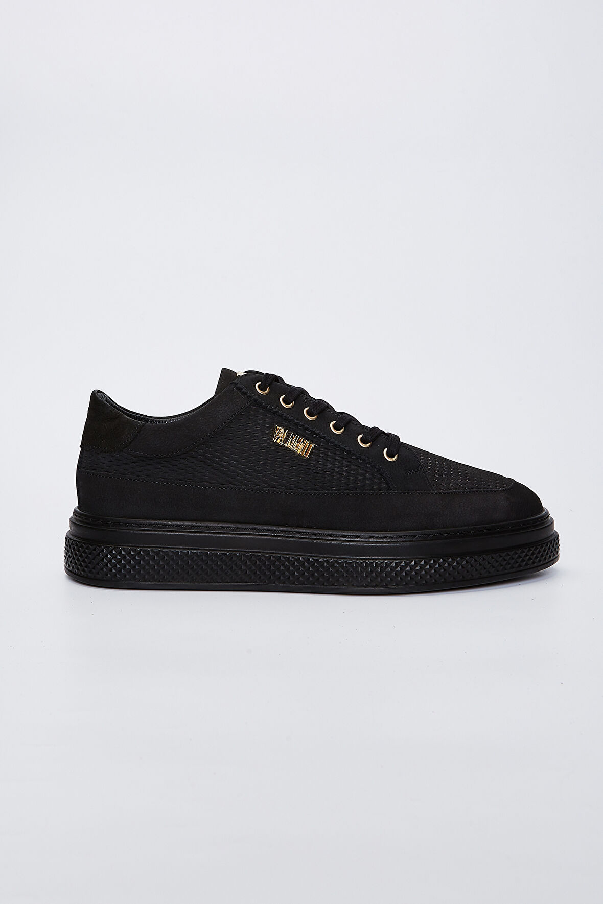 Valmenti Nathan Erkek Siyah Nubuk Hakiki Deri Sneakers & Spor Ayakkabı 352 18305 ERK AYK Y23