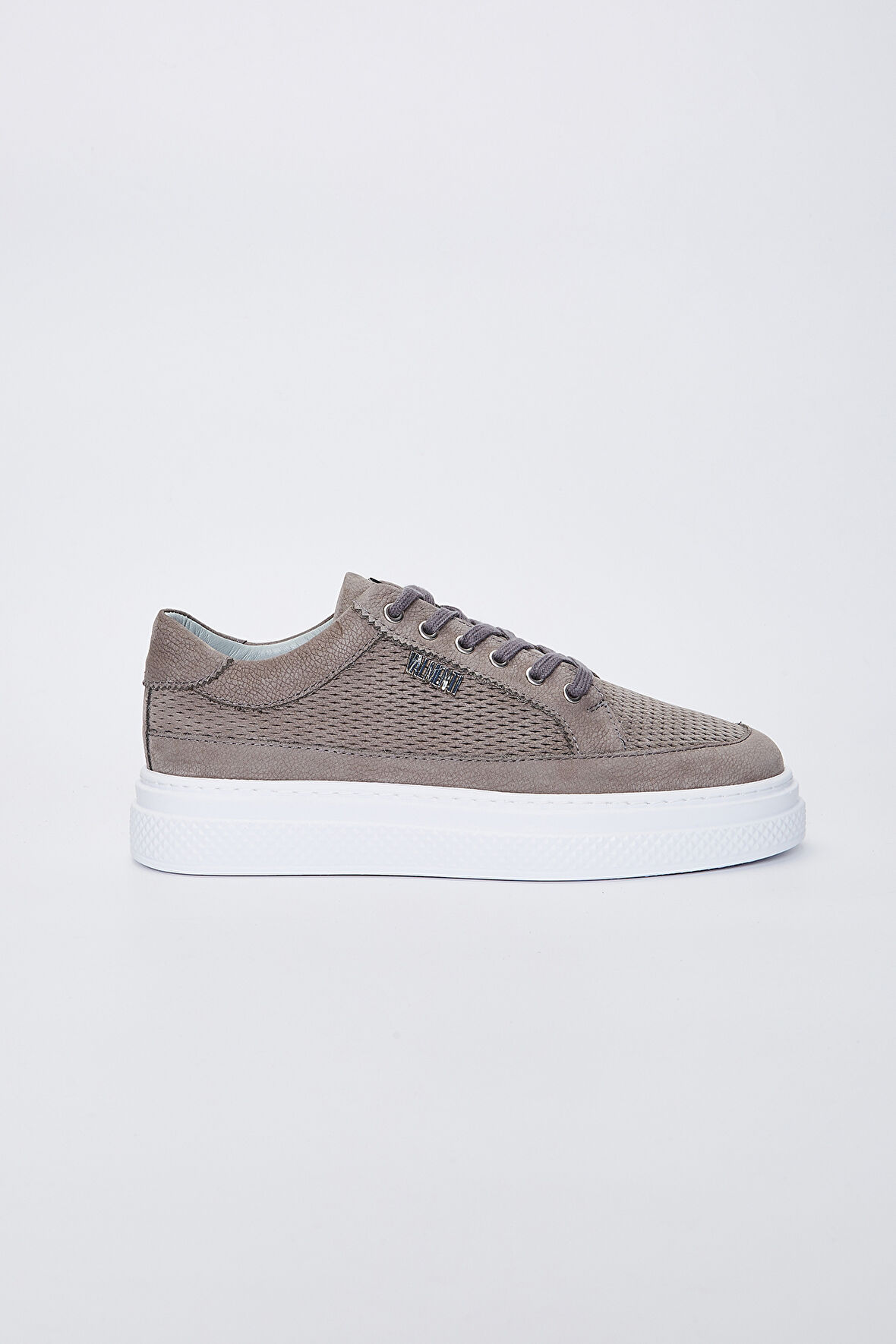 Valmenti Nathan Erkek Gri Nubuk Hakiki Deri Sneakers & Spor Ayakkabı 352 18305 ERK AYK Y23