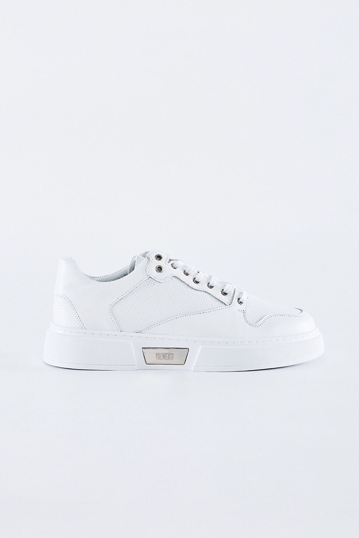 Valmenti Aron Erkek Beyaz Hakiki Deri Spor Ayakkabı 352 18215 ERK AYK Y23