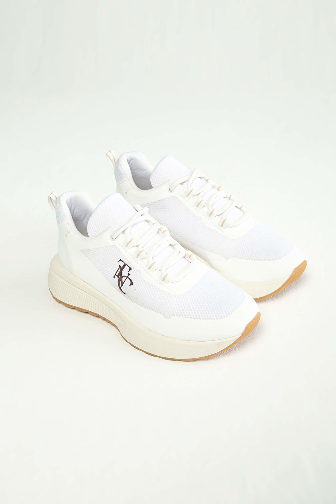 Tamer Tanca Kadın Vegan Beyaz Sneakers & Spor Ayakkabı 784 2135 BN AYK Y23 BEYAZ