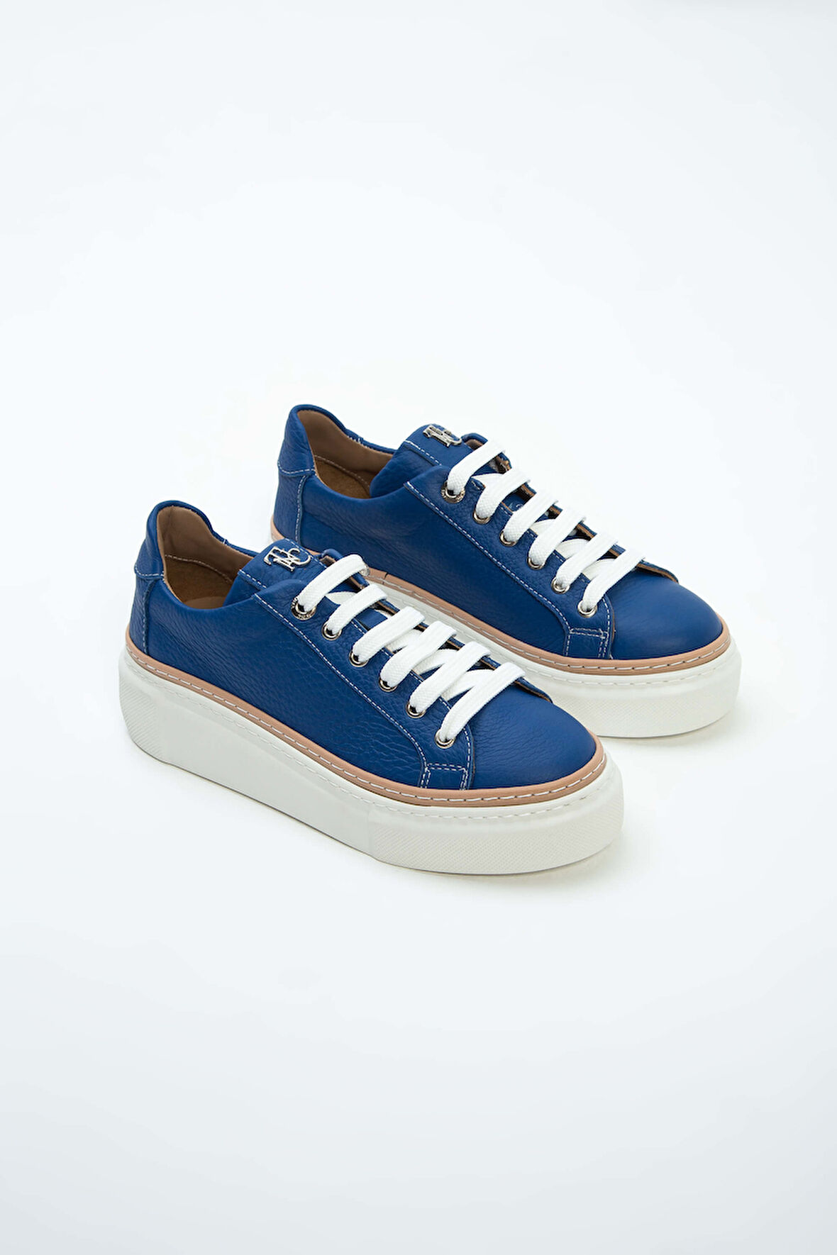 Tamer Tanca Kadın Hakiki Deri Saks Floter Sneakers & Spor Ayakkabı 937 5022-09 BN AYK Y23 SAKS FLOTER