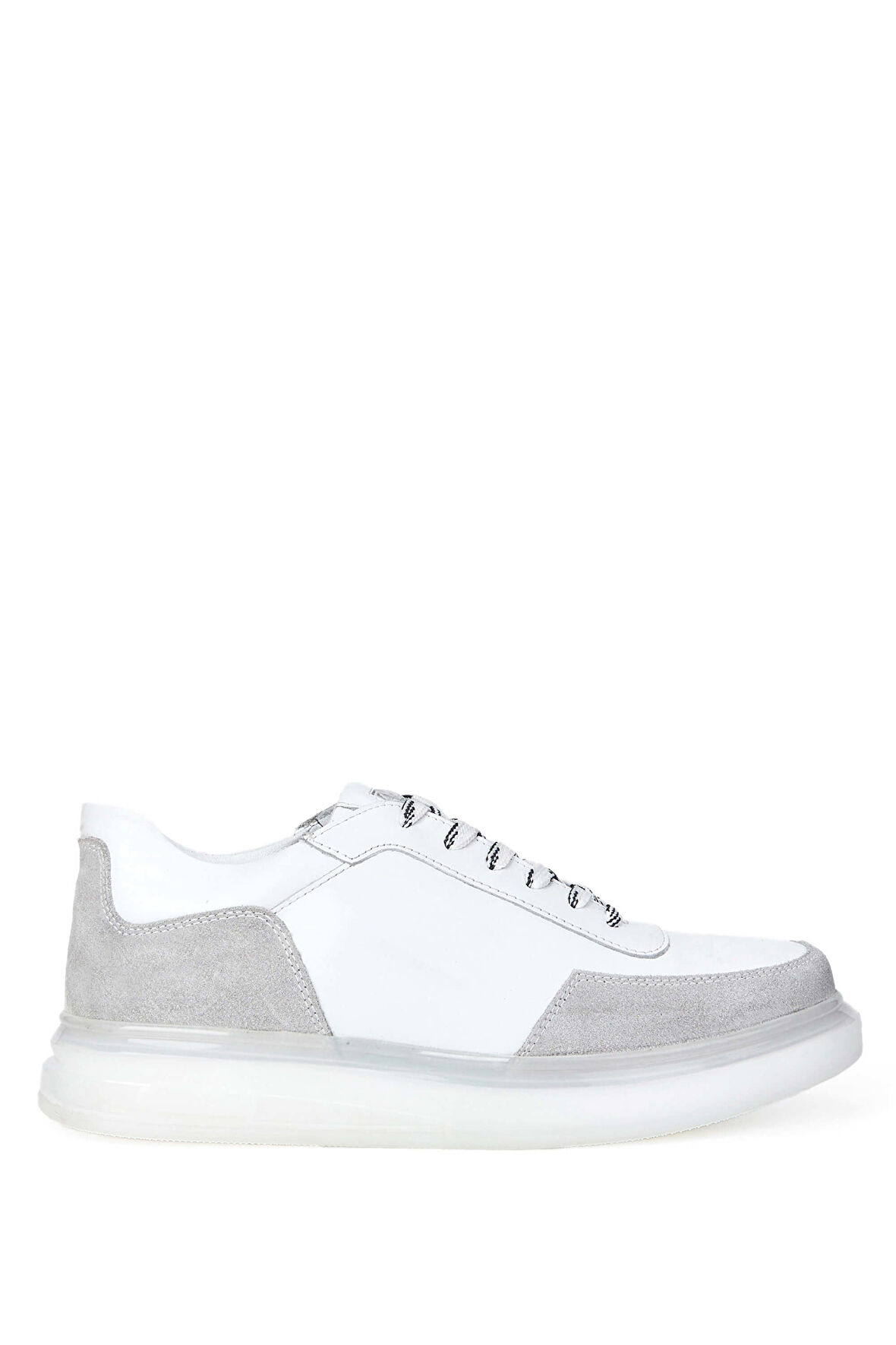 Tamer Tanca Erkek Hakiki Deri Beyaz Sneakers & Spor Ayakkabı 863 151786 ERK AYK Y23 BEYAZ DR