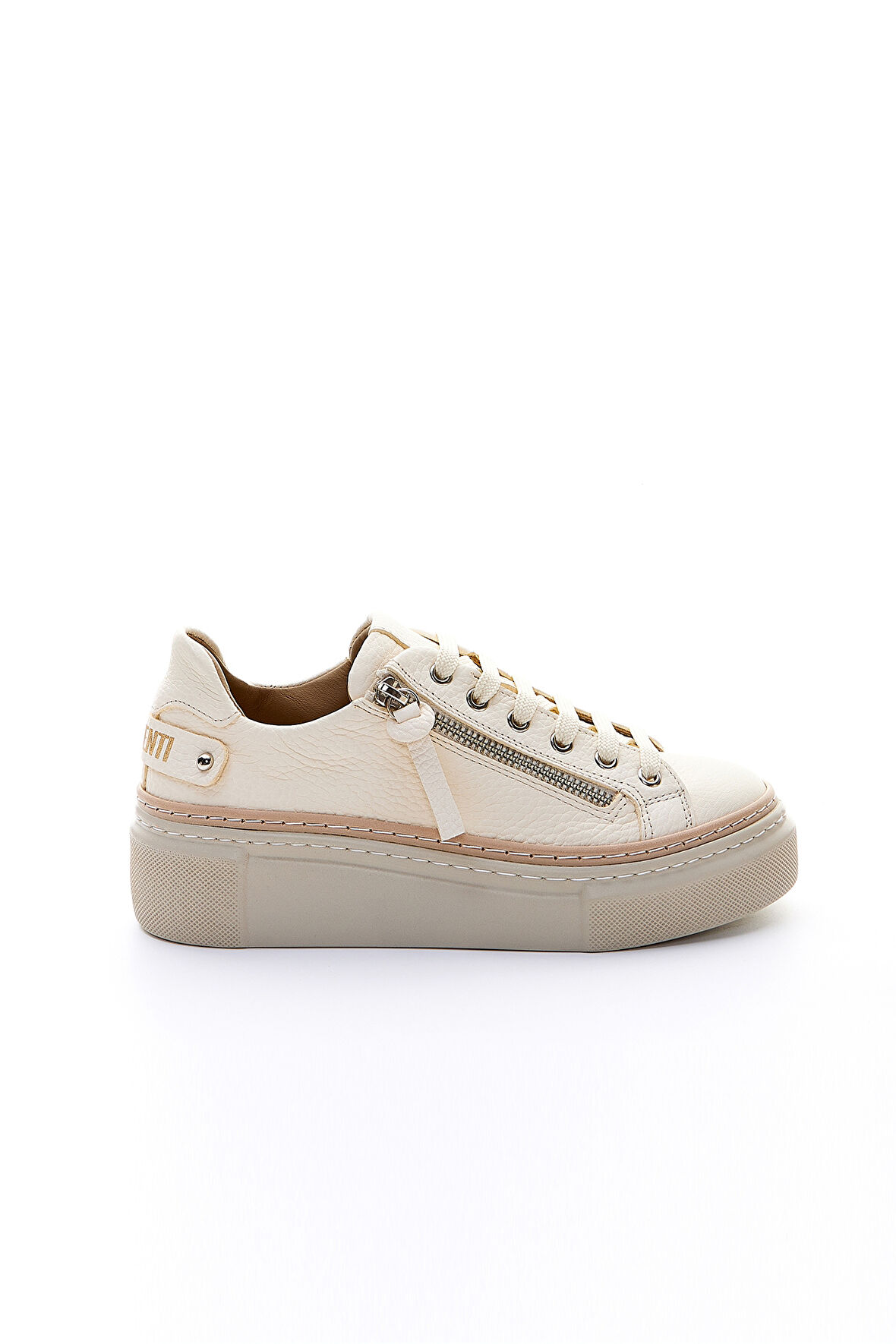 Valmenti Nora Kadın Bej Floter Hakiki Deri Sneakers & Spor Ayakkabı 937 5022-48 BN AYK Y23