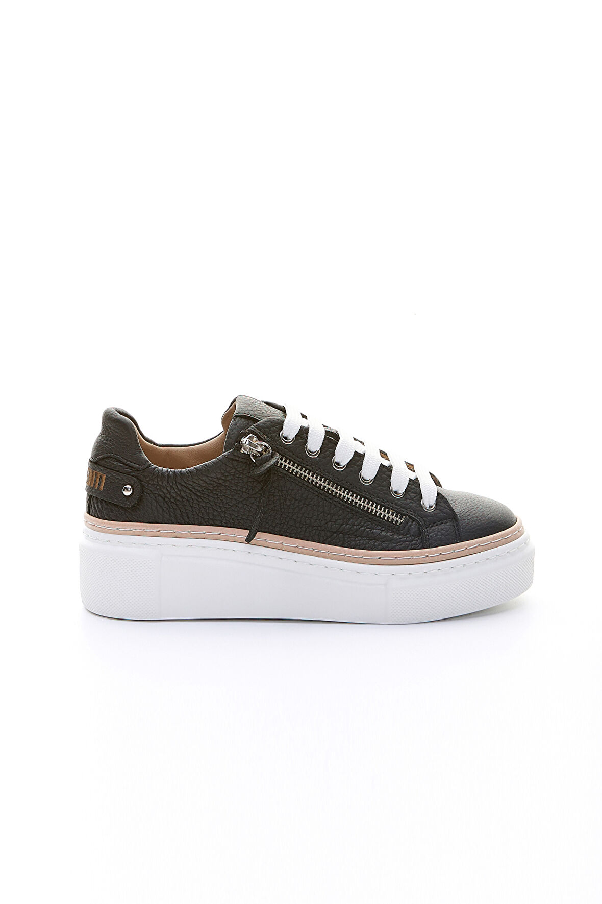 Valmenti Nora Kadın Siyah Floter Hakiki Deri Sneakers & Spor Ayakkabı 937 5022-48 BN AYK Y23