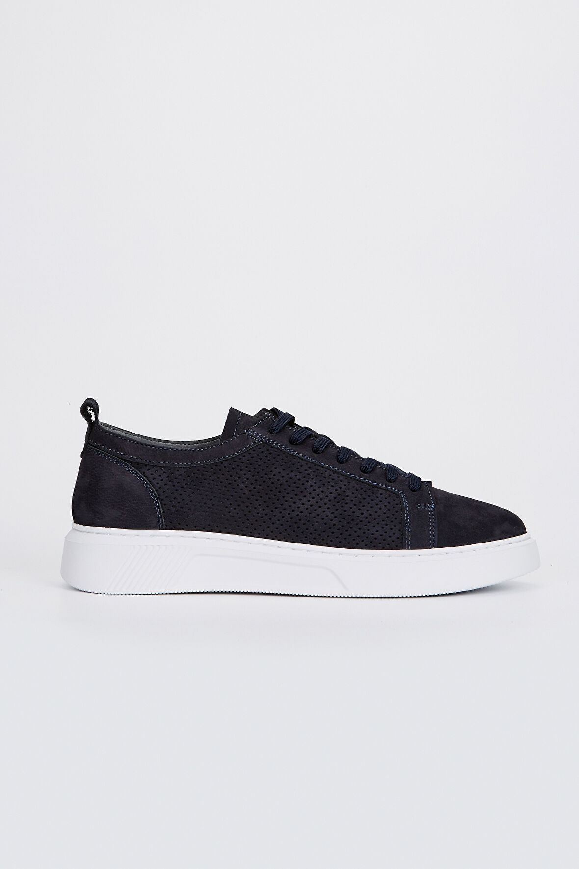 Valmenti Leo Erkek Lacivert Nubuk Hakiki Deri Sneakers & Spor Ayakkabı 04 3502 ERK AYK Y23