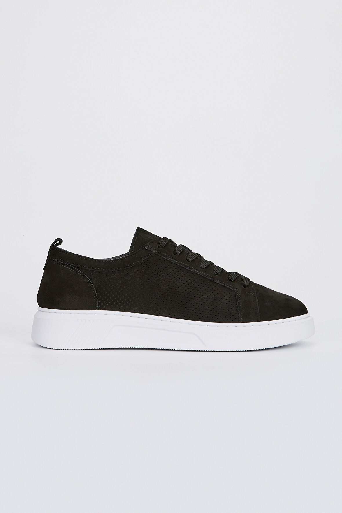 Valmenti Leo Erkek Siyah Nubuk Hakiki Deri Sneakers & Spor Ayakkabı 04 3502 ERK AYK Y23