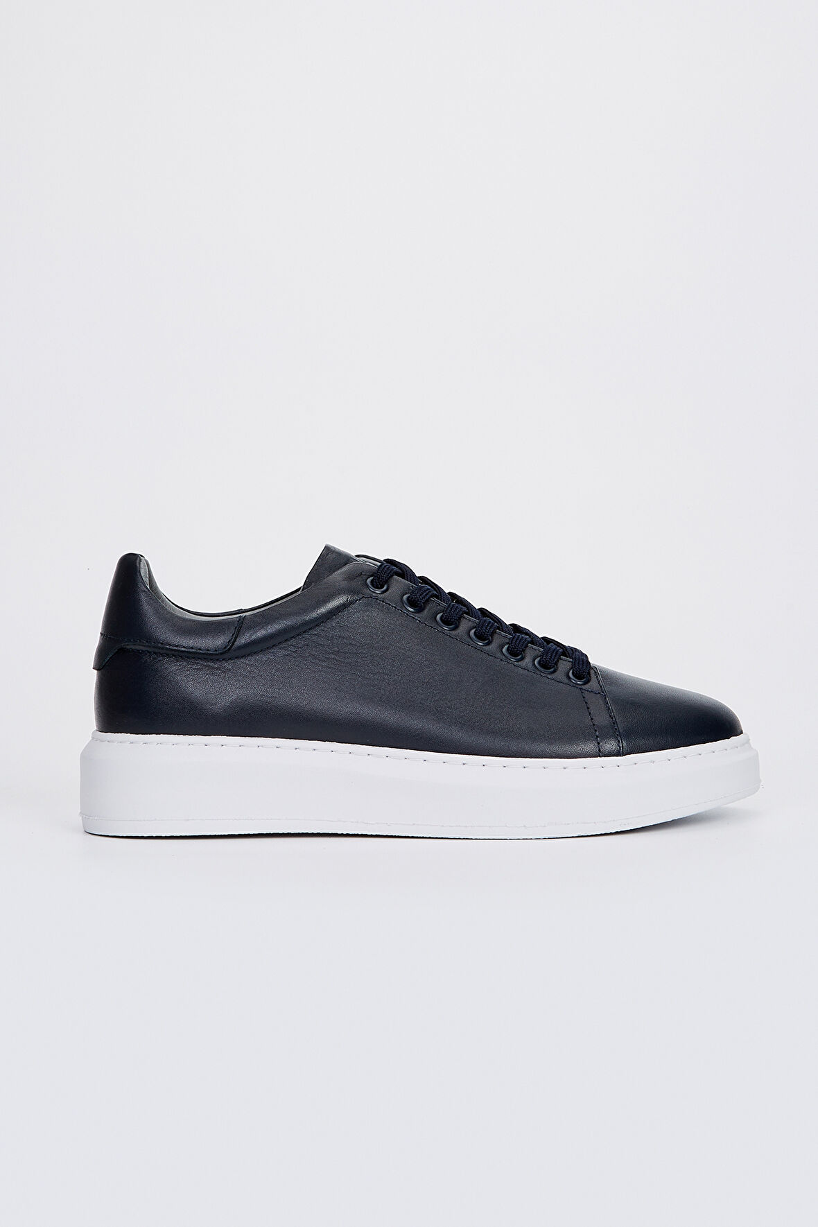 Valmenti Husky Erkek Lacivert Hakiki Deri Sneakers & Spor Ayakkabı 04 3251 ERK AYK Y23