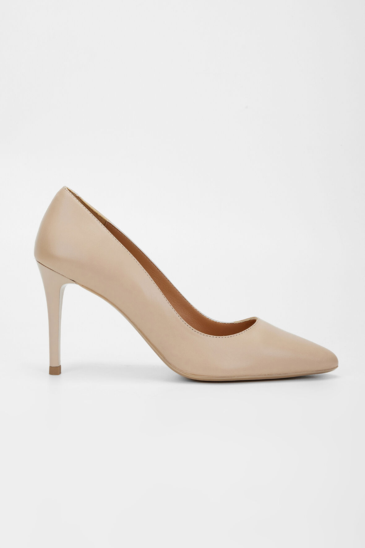 Valmenti Novella Kadın Nude Hakiki Deri Topuklu Ayakkabı 248 23127 BN AYK Y23