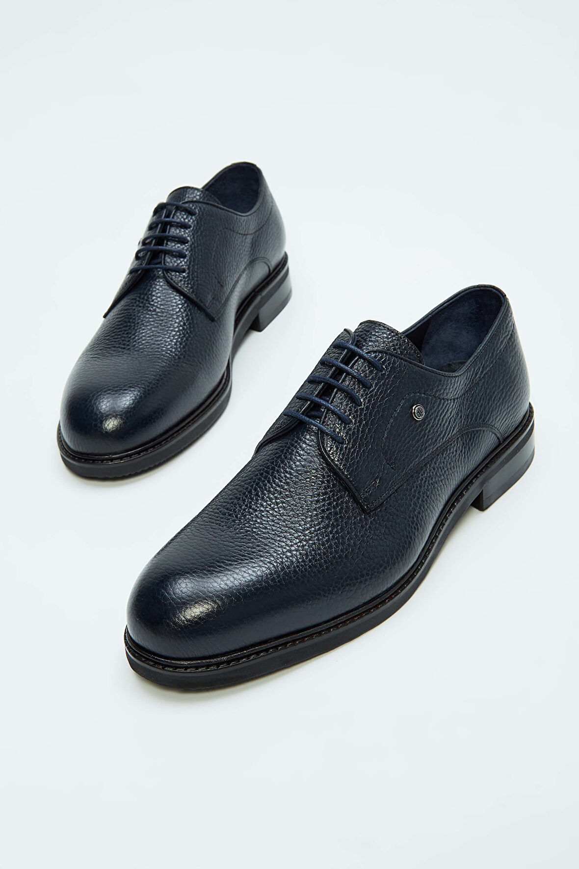 Tamer Tanca Erkek Hakiki Deri Lacivert Casual Ayakkabı 183 12466 ERK AYK SK23/24 LACI FLTR