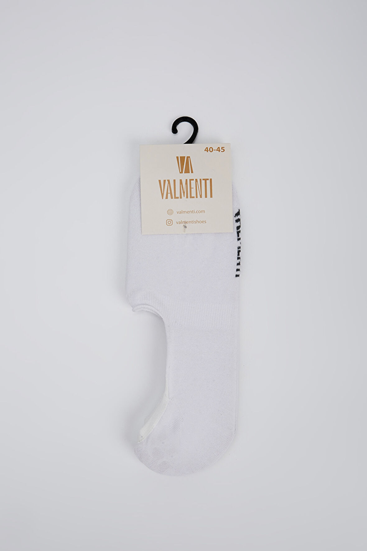 Valmenti Erkek Beyaz Pamuklu Babet Çorap 855 SPR 0004-VAL PTK CRP 40-45 2LI SET
