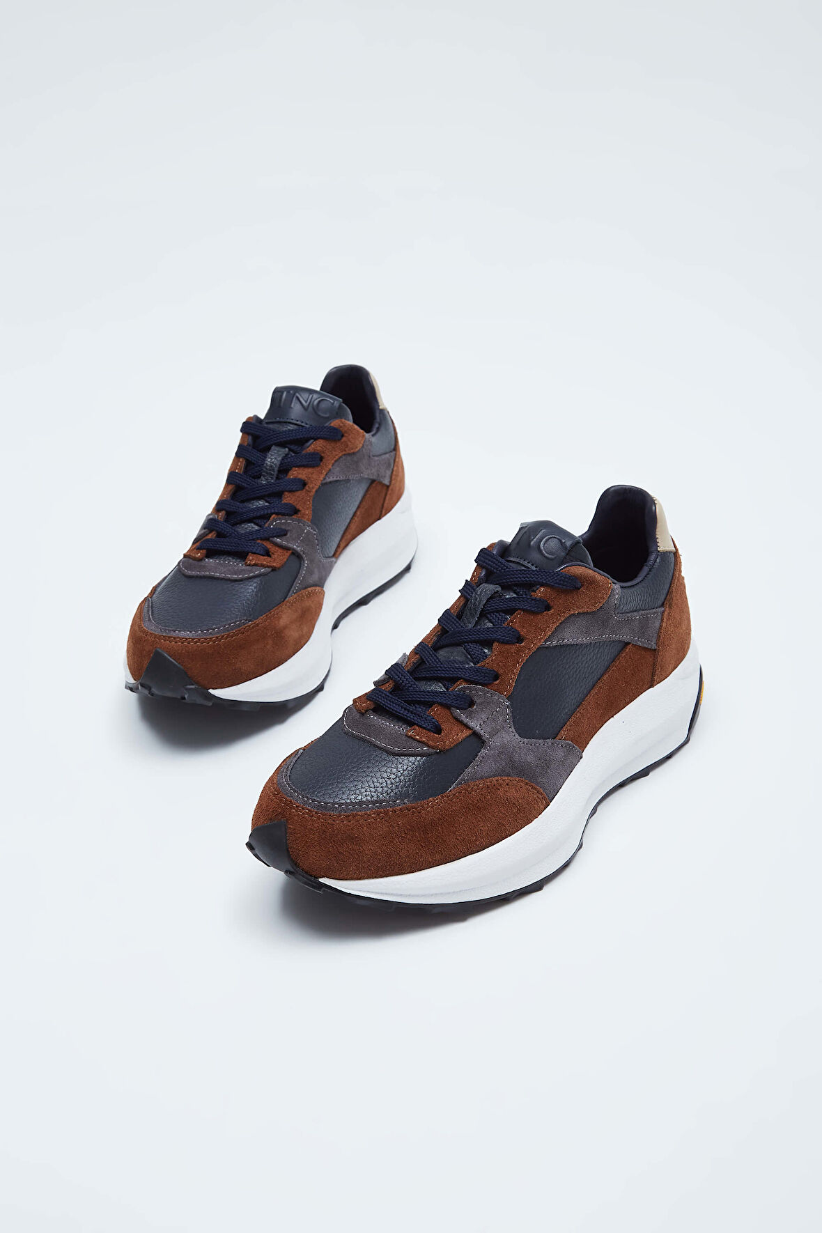 Tamer Tanca Erkek Hakiki Deri Taba Sneakers & Spor Ayakkabı 698 1053-4 ERK AYK SK23/24 TABA SUET/LACI