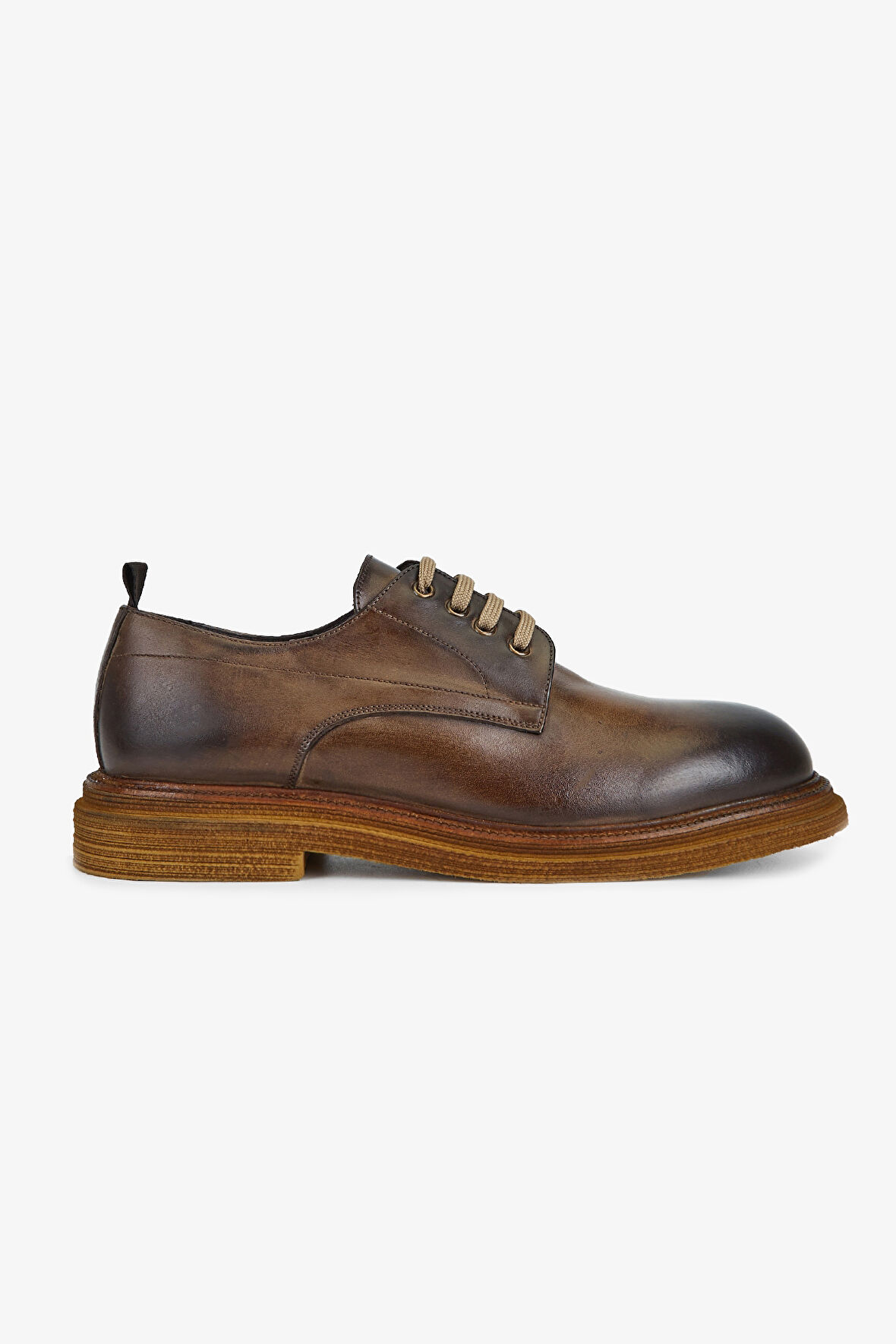 Exton Erkek Hakiki Deri Kahverengi Casual Ayakkabı 994 9253 ERK AYK K23/24 BROWN