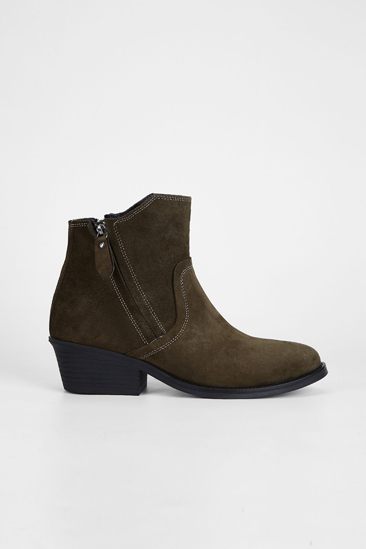 Valmenti Kadın Haki Süet Hakiki Deri Casual Bot 231 2064 BN BOT SK23/24
