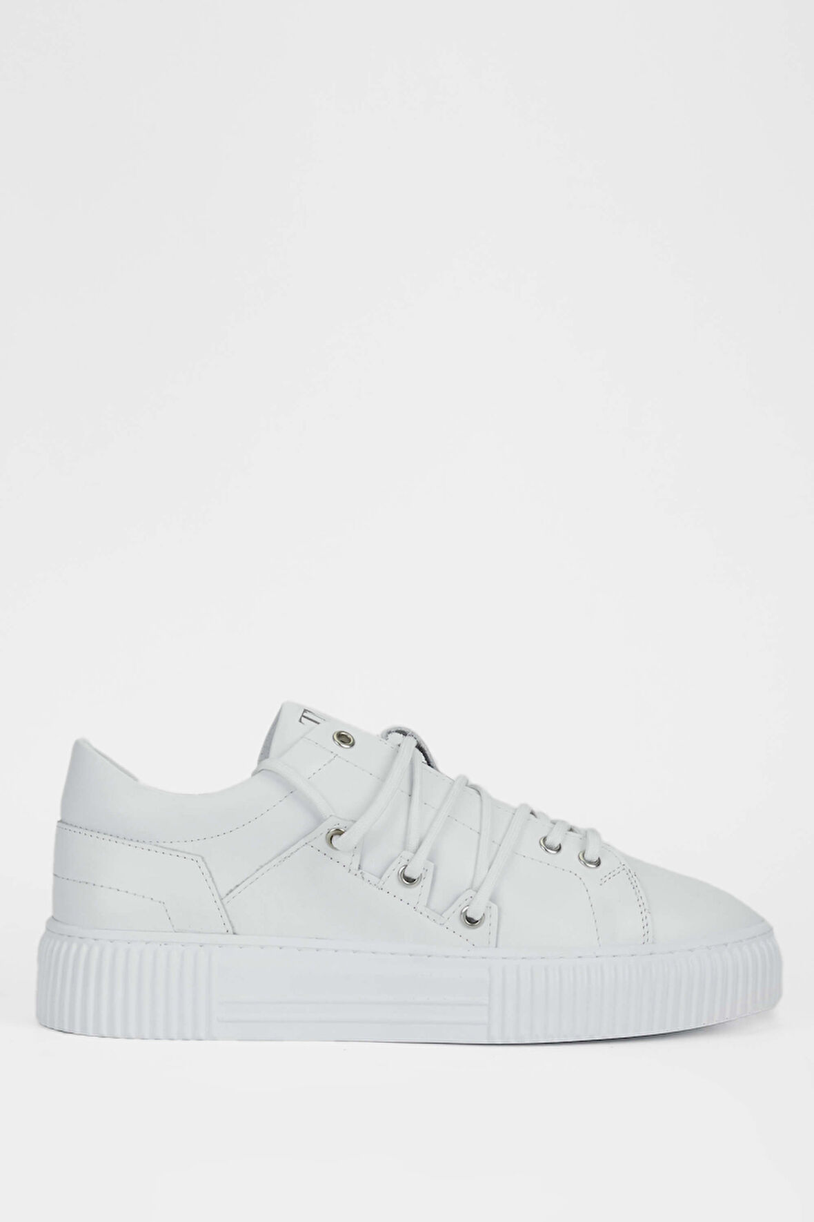 Tamer Tanca Erkek Hakiki Deri Beyaz Sneakers & Spor Ayakkabı 352 19014 ERK AYK SK23/24 BEYAZ