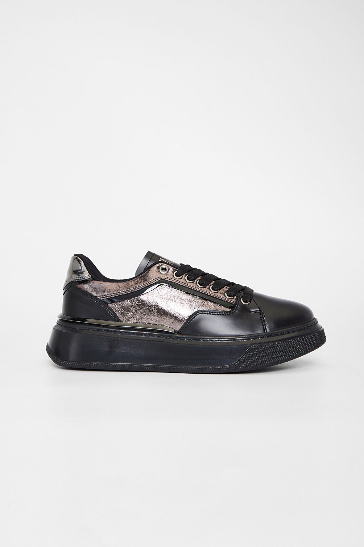 Valmenti Kadın Siyah/antrasit Vegan Sneakers & Spor Ayakkabı 804 0208-21 BN AYK SK23/24