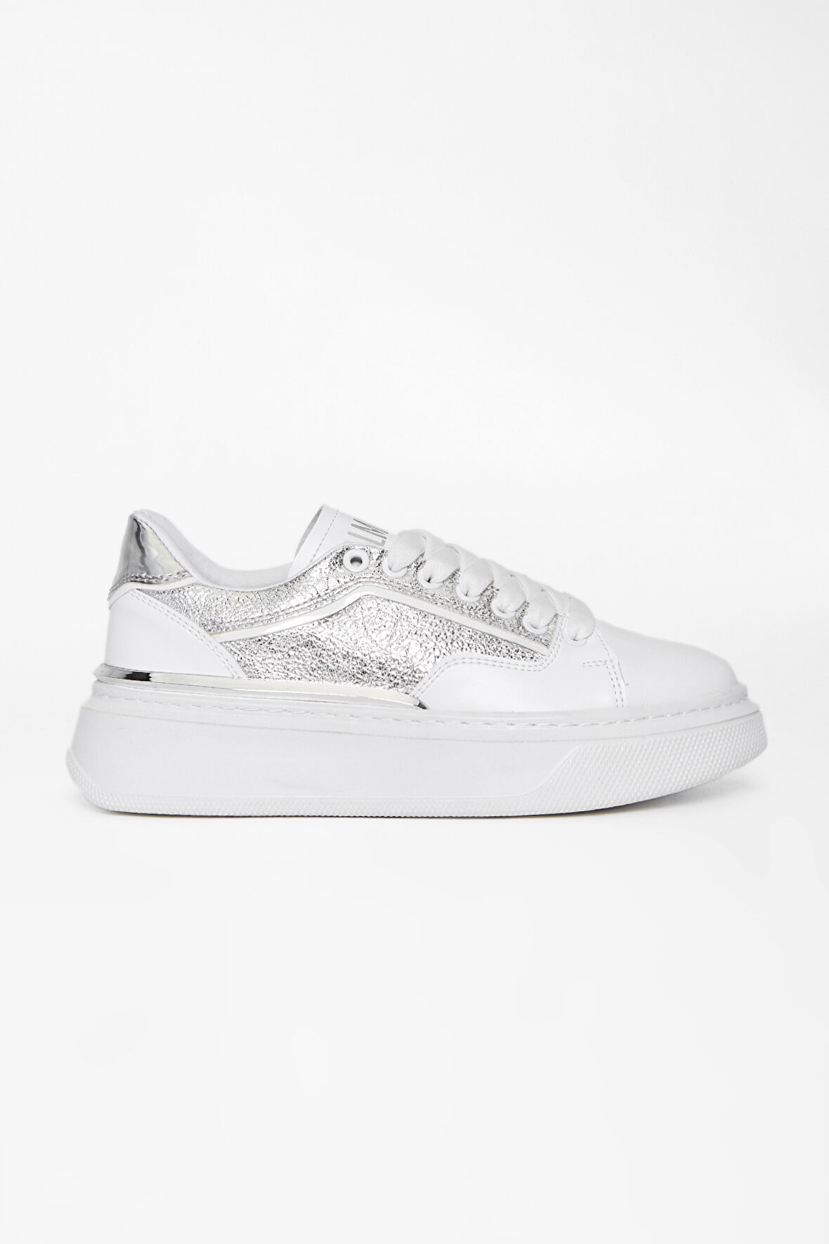 Valmenti Kadın Beyaz Gümüş Vegan Sneakers & Spor Ayakkabı 804 0208-21 BN AYK SK23/24