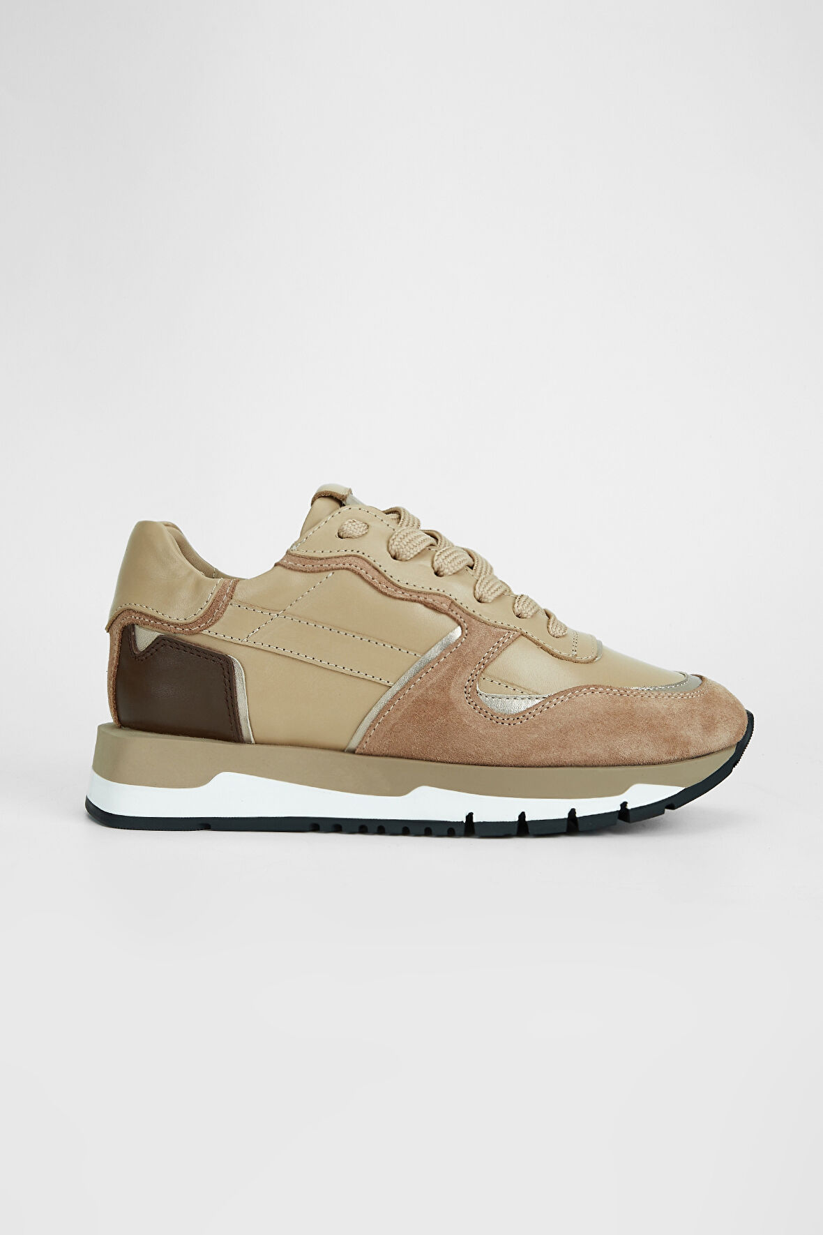 Valmenti Kadın Çikolata Hakiki Deri Sneakers & Spor Ayakkabı 996 119-1 BN AYK SK23/24