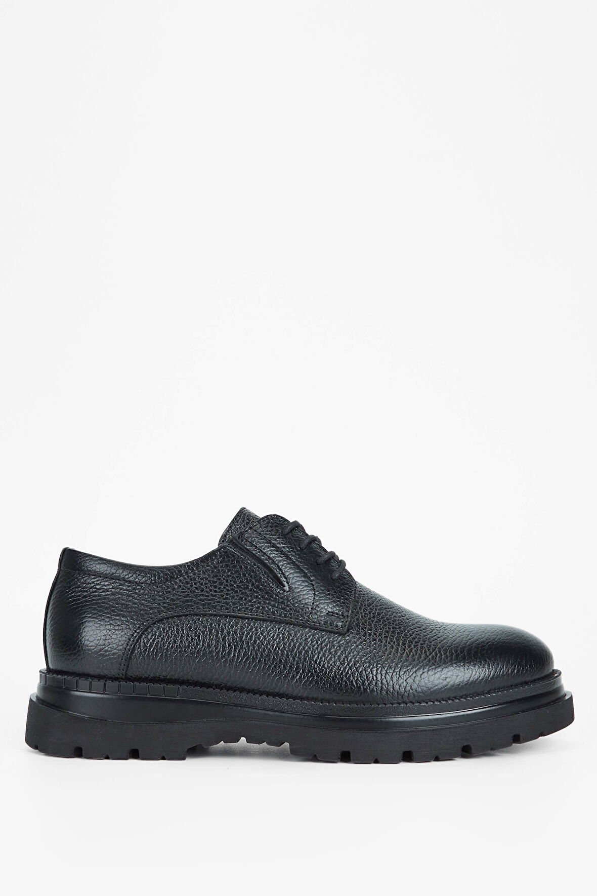 Tamer Tanca Erkek Hakiki Deri Siyah Casual Ayakkabı 818 2023 ERK AYK SK23/24 SIYAH FLTR