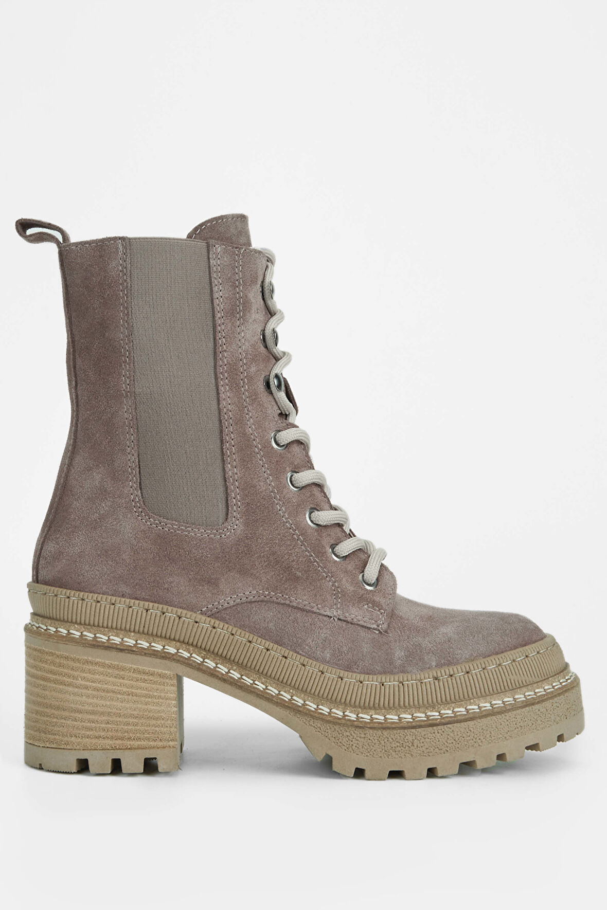 Tamer Tanca Kadın Hakiki Deri Vizon Casual Bot 231 1055 BN BOT SK23/24 VIZON SUET