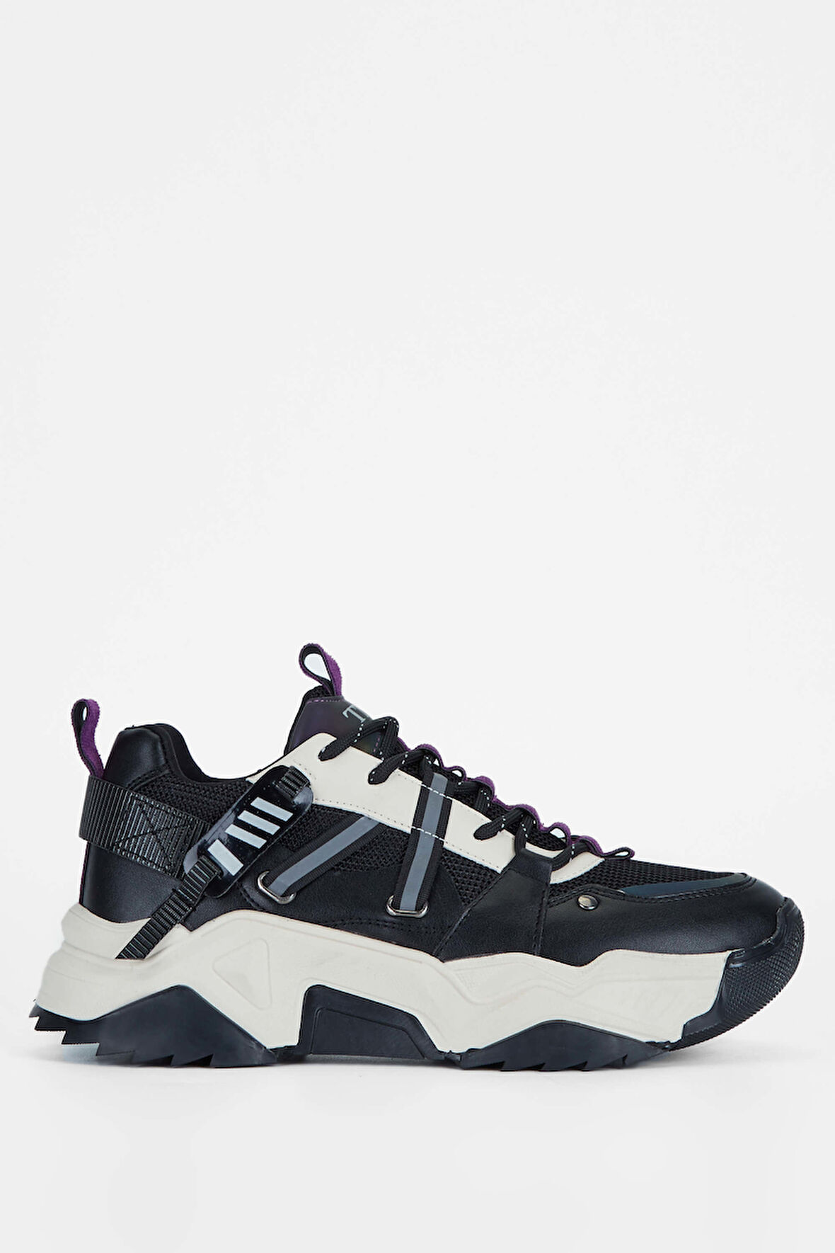 Tamer Tanca Kadın Vegan Siyah Sneakers & Spor Ayakkabı 936 65160 BN AYK SK23/24 SIYAH KMBN