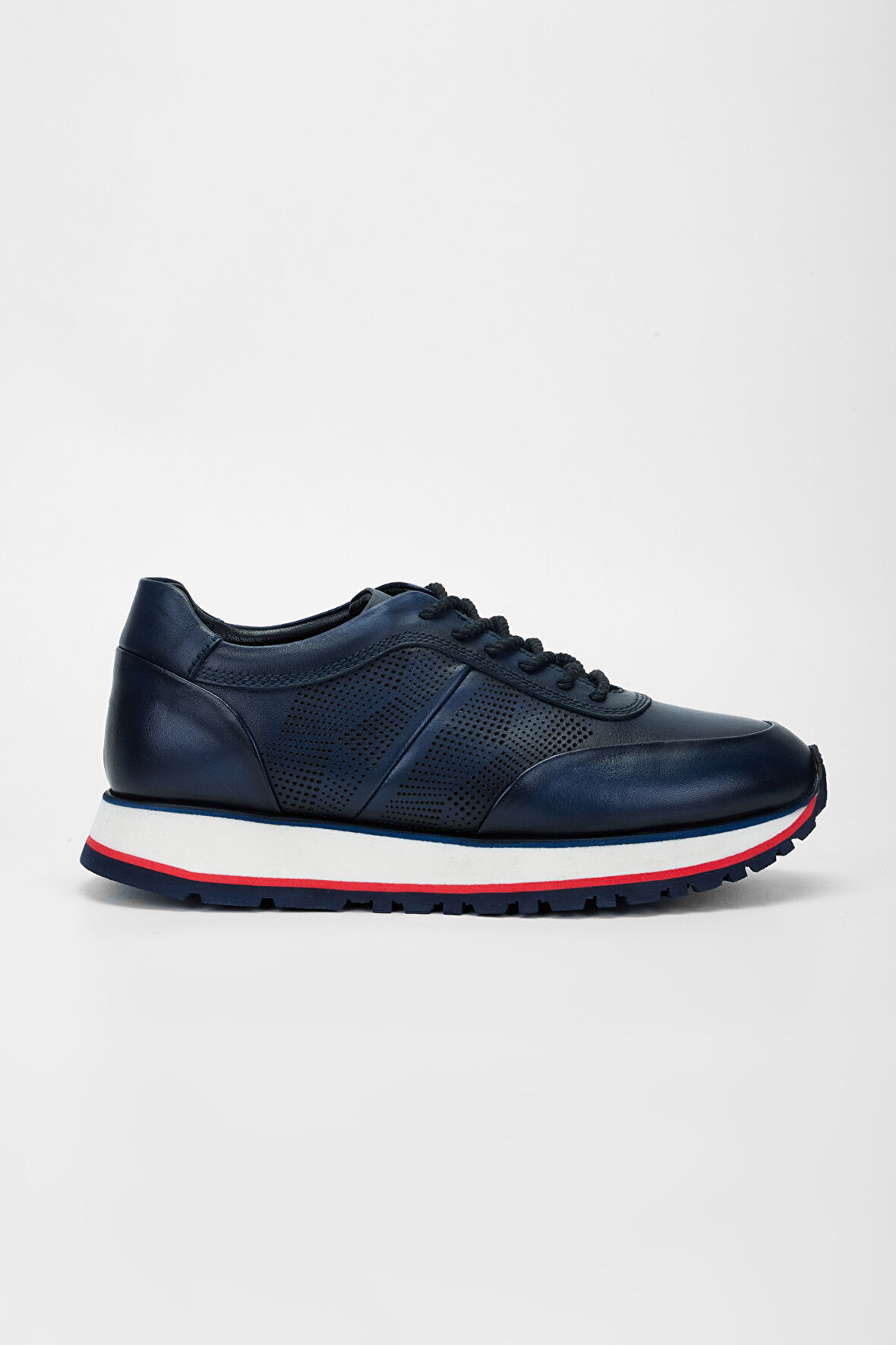 Valmenti Erkek Laci kırmızı beyaz Hakiki Deri Sneakers & Spor Ayakkabı 1006 043 ERK AYK SK23/24